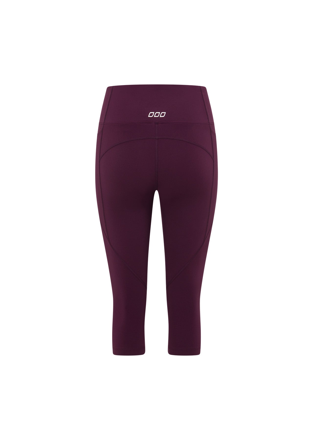 Lorna Jane Amy Phone Pocket 3/4 Tech Leggings - Dark Grape