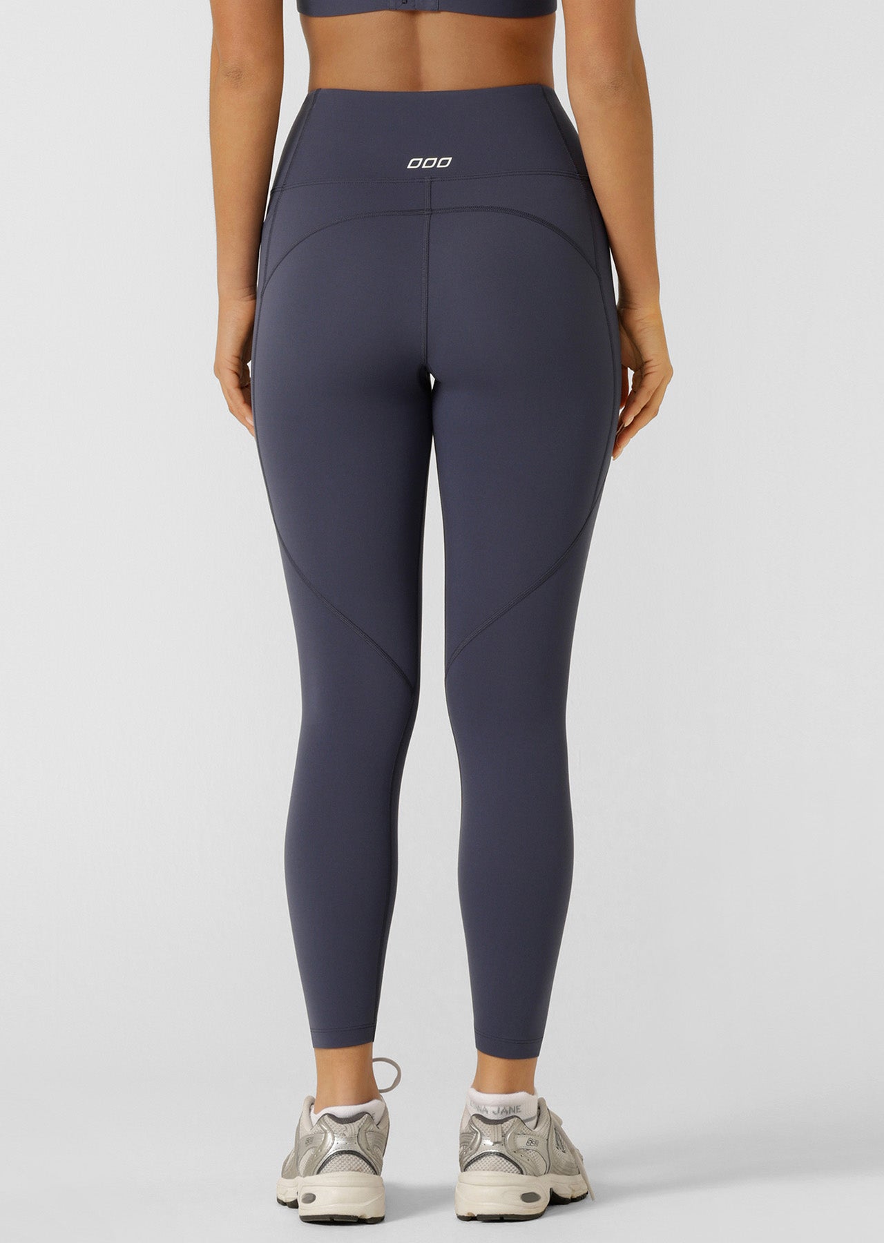 Lorna Jane Amy Phone Pocket Ankle Biter Tech Leggings - Ash Blue