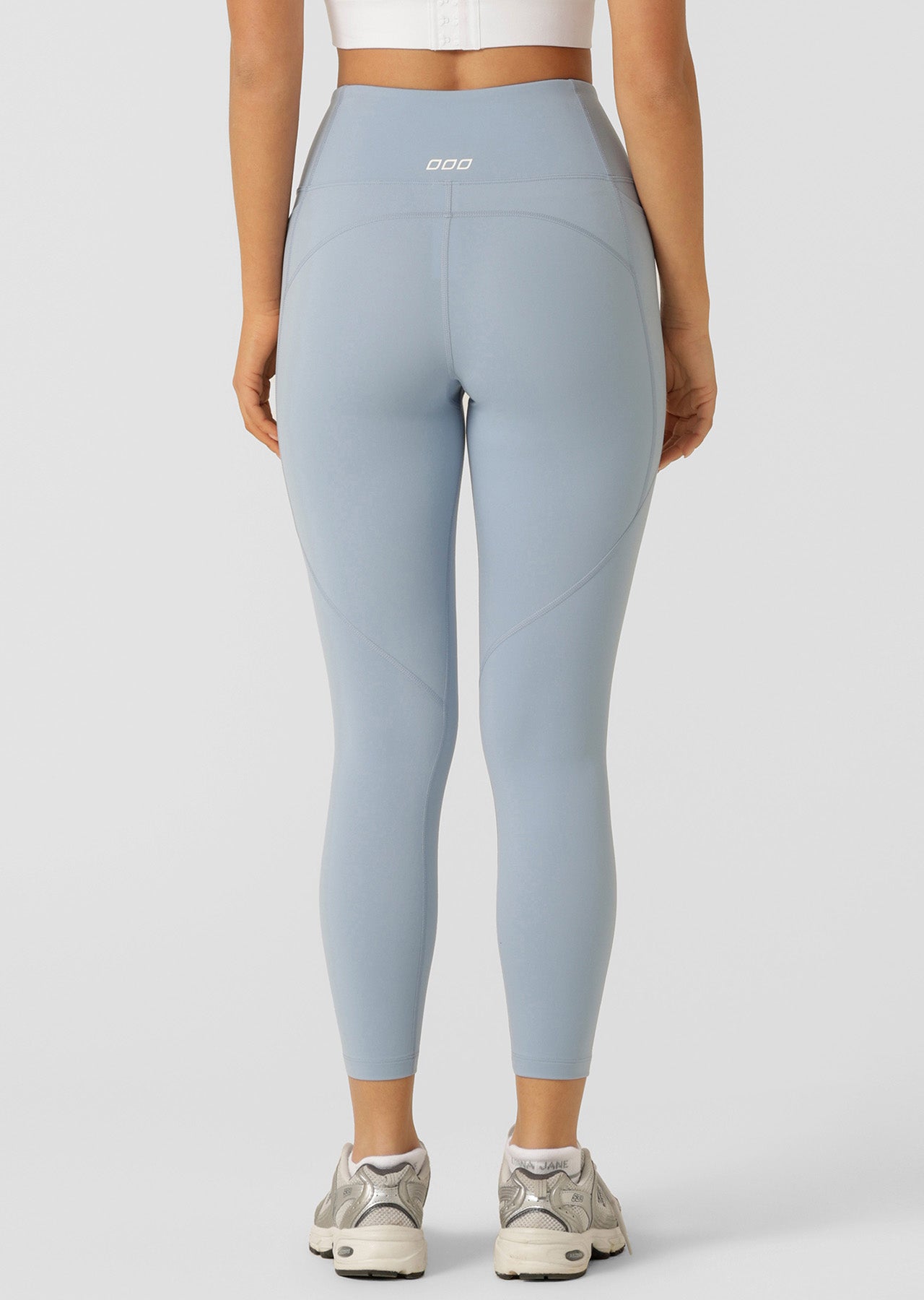 Lorna Jane Amy Phone Pocket Ankle Biter Tech Leggings - Glacier Blue