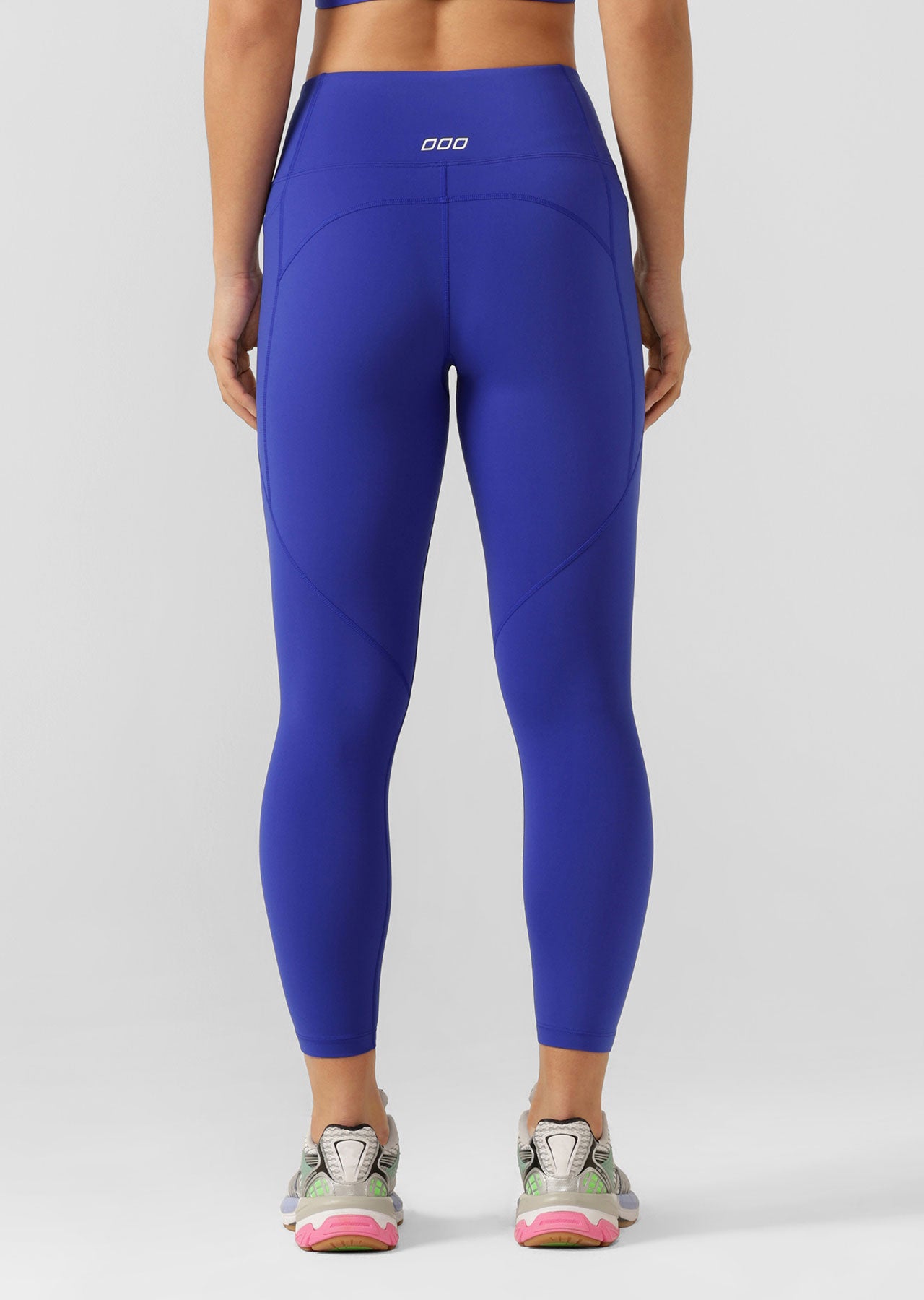 Lorna Jane Amy Phone Pocket Ankle Biter Tech Leggings - Magnetic Blue