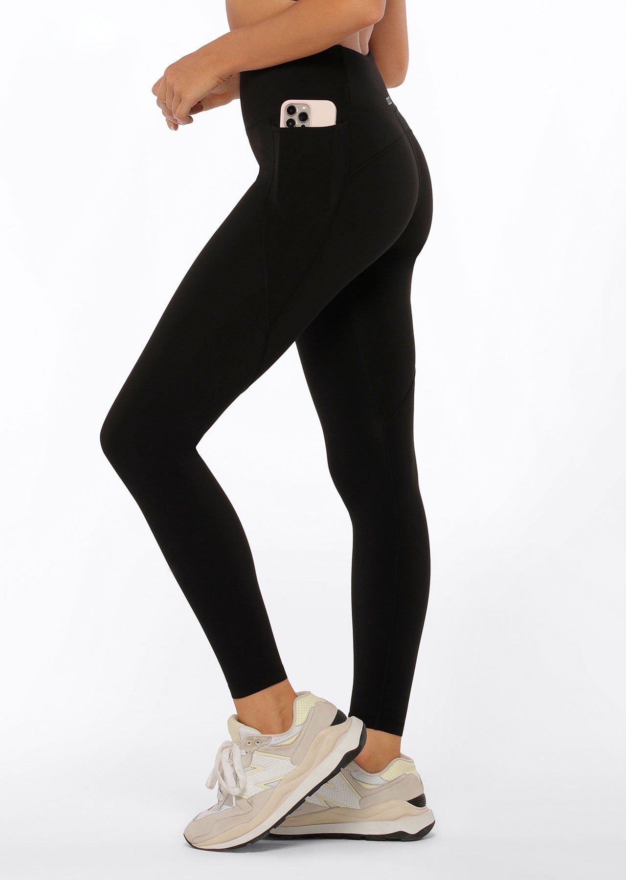 Lorna Jane Amy Phone Pocket Full Length Tech Leggings - Black