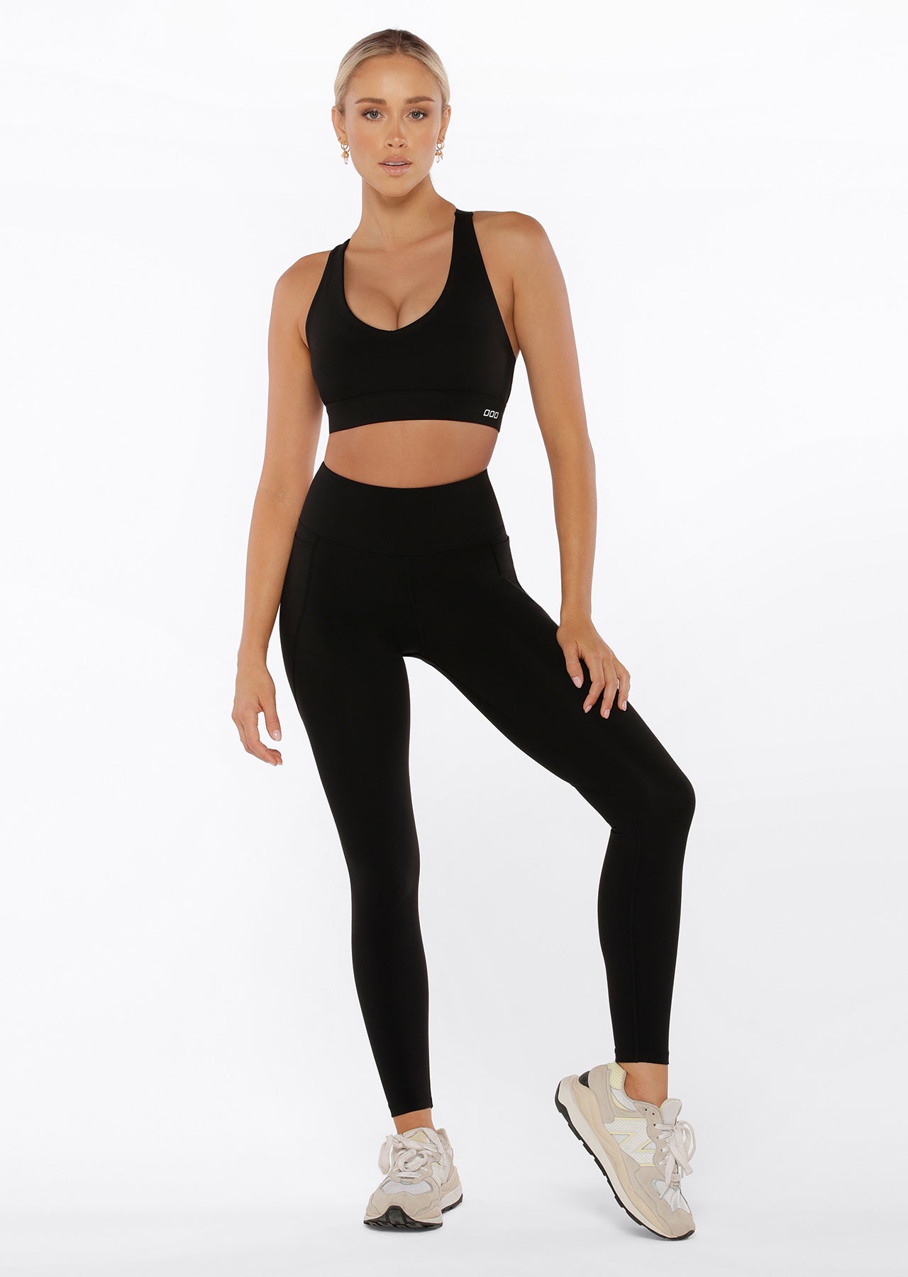 Lorna Jane Amy Phone Pocket Full Length Tech Leggings - Black