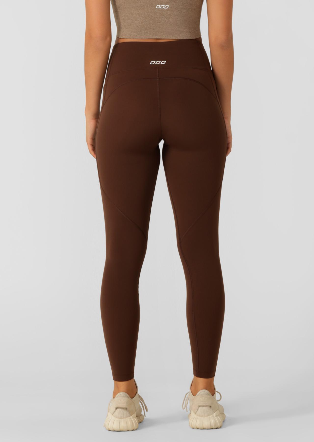 Lorna Jane Amy Phone Pocket Full Length Tech Leggings - Espresso