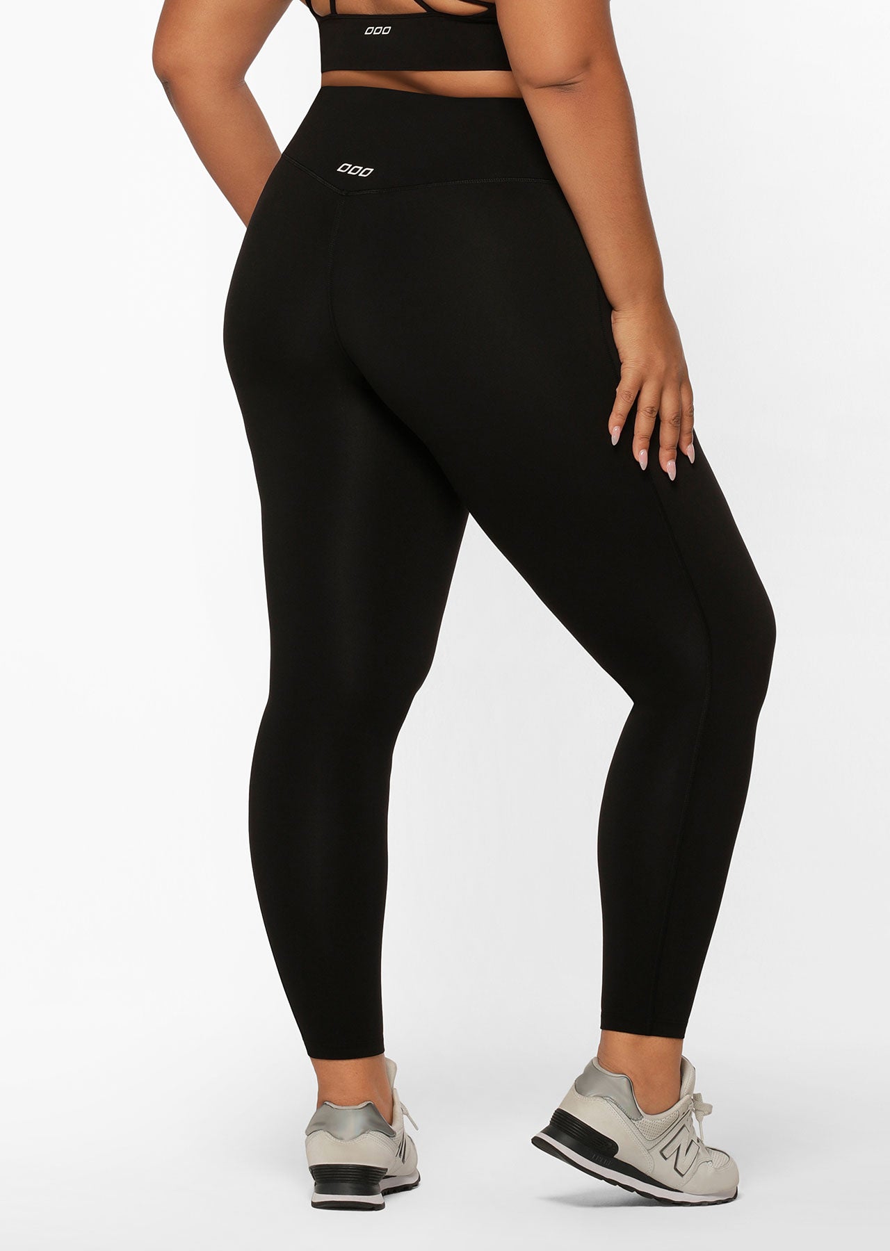 Lorna Jane Lotus No Chafe Full Length Leggings - Black