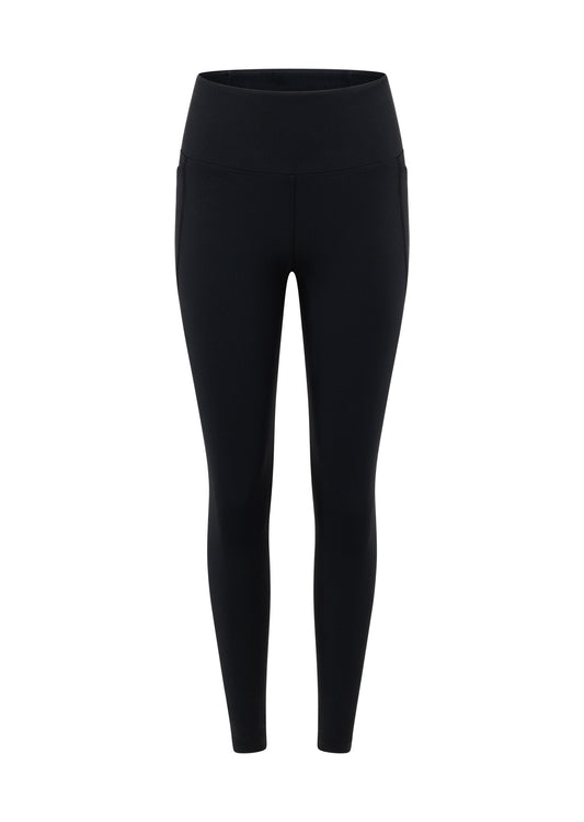 Lorna Jane Amy Thermal Phone Pocket Ankle Biter Leggings - Black