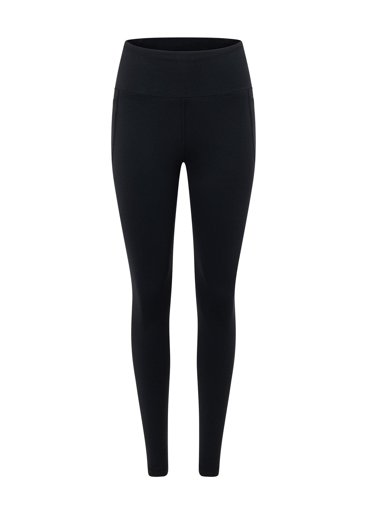 Lorna Jane Amy Thermal Phone Pocket Full Length Leggings - Black