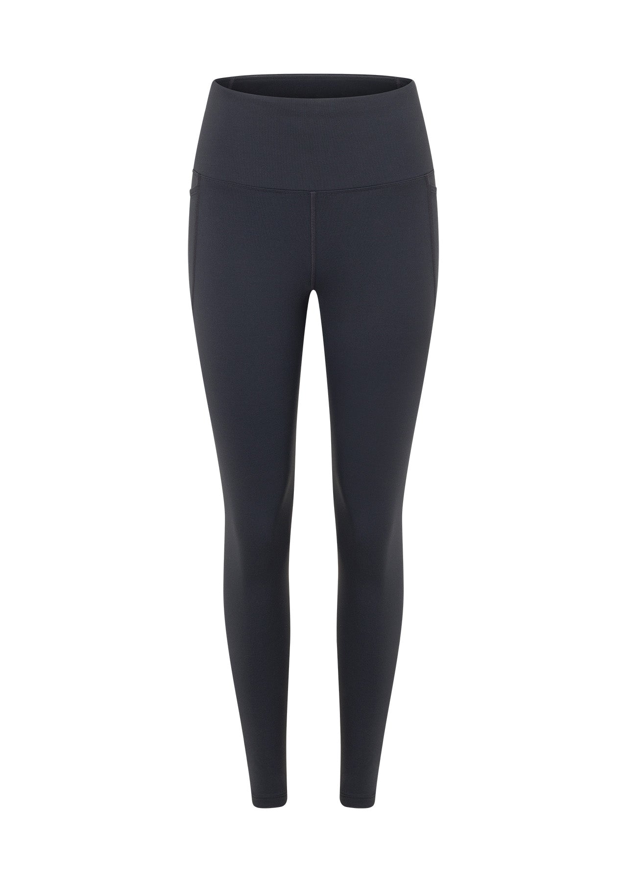 Lorna Jane Amy Thermal Phone Pocket Full Length Leggings - Dark Titanium