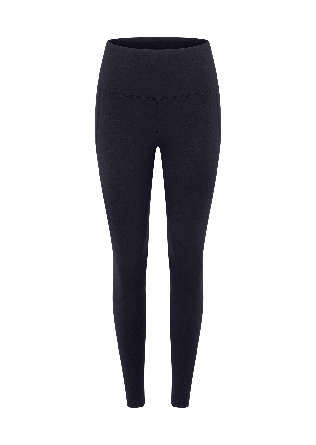 Lorna Jane Amy Thermal Phone Pocket Full Length Leggings - Midnight Blue