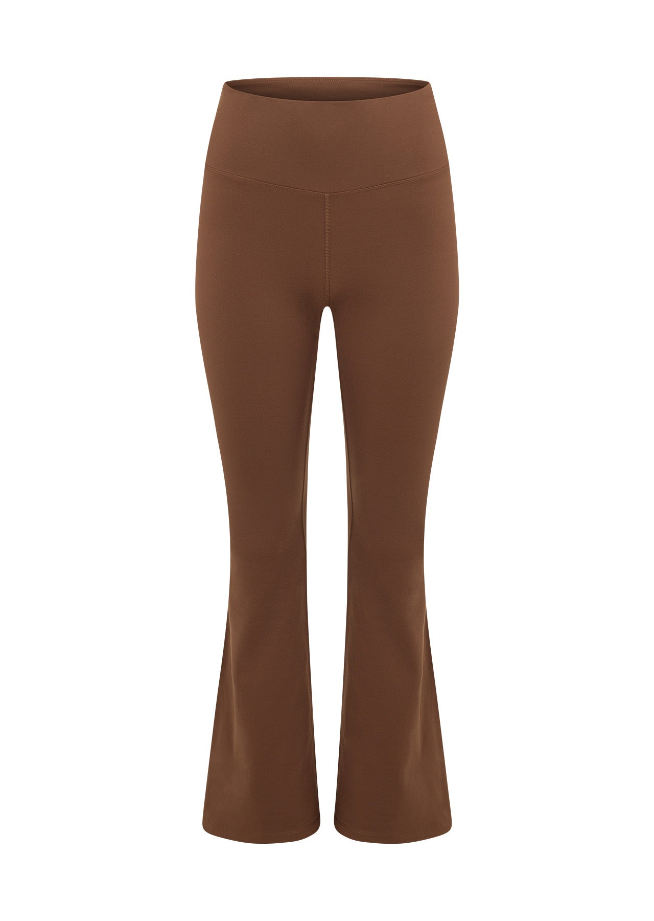 Lorna Jane Lotus Flared Leggings - Chocolate