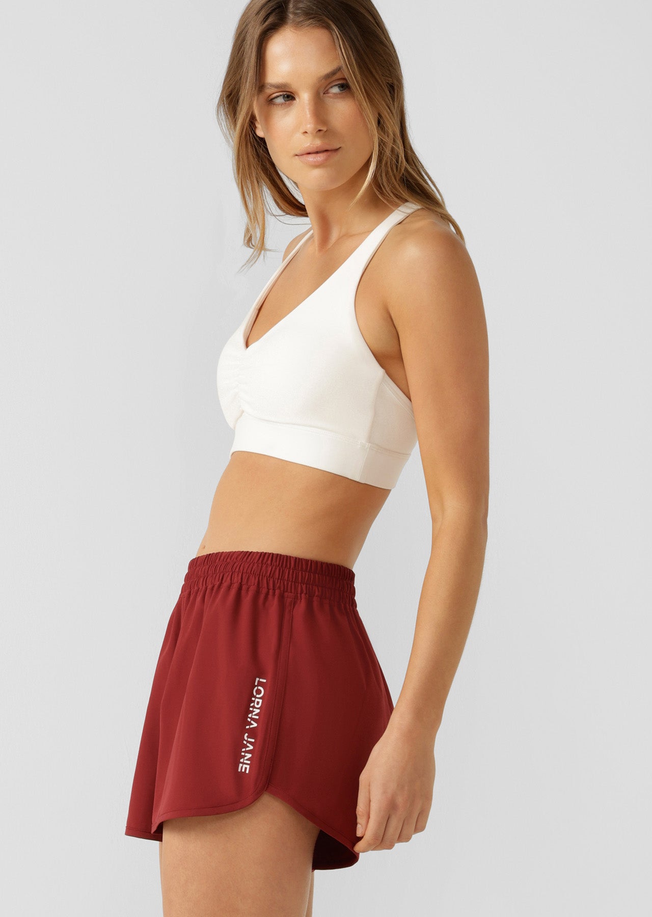 Lorna Jane Lotus Sport Short - Sepia