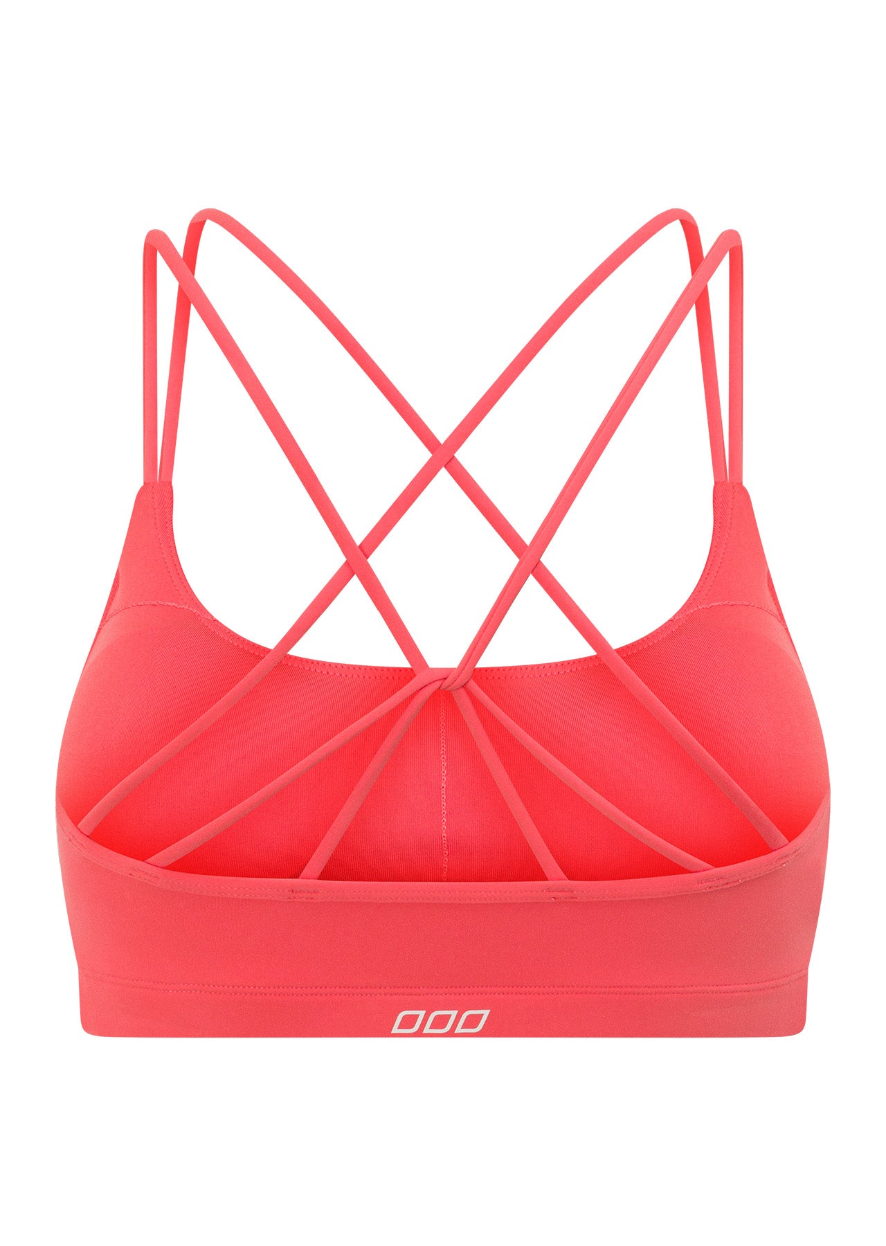 Lorna Jane Lotus Cropped Sports Bra - Guava Glow
