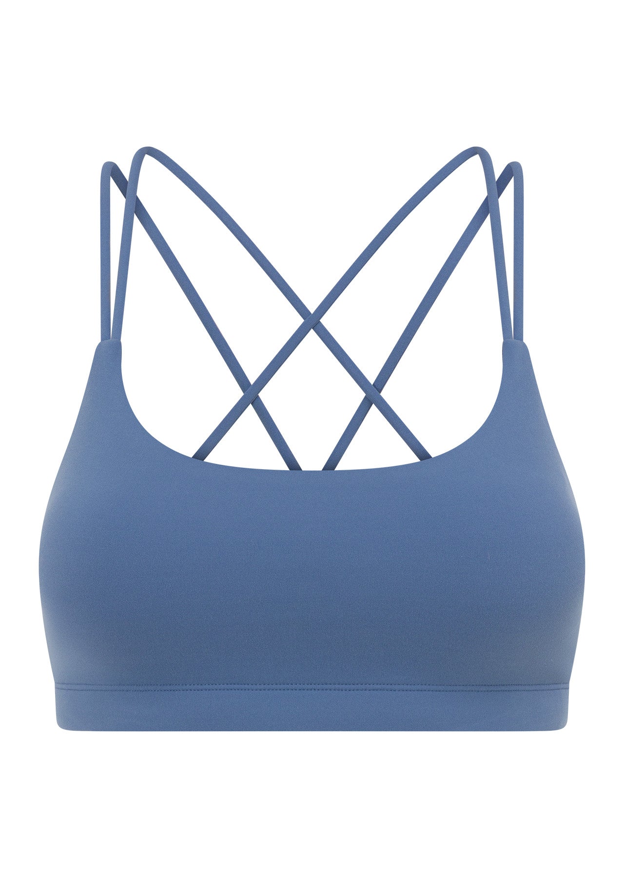 Lorna Jane Lotus Cropped Sports Bra - Moonlight Blue