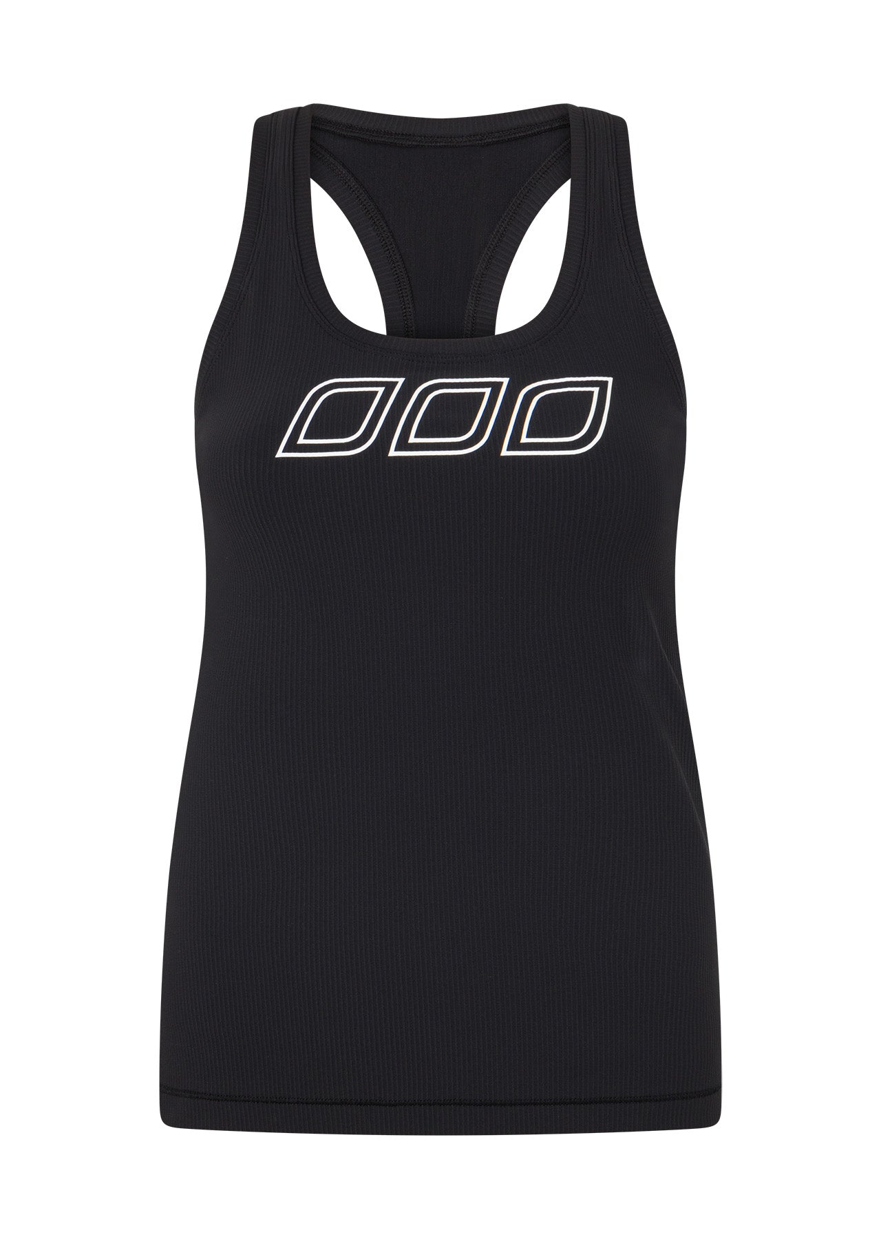 Lorna Jane Amy Fitted Active Rib Tank - Black