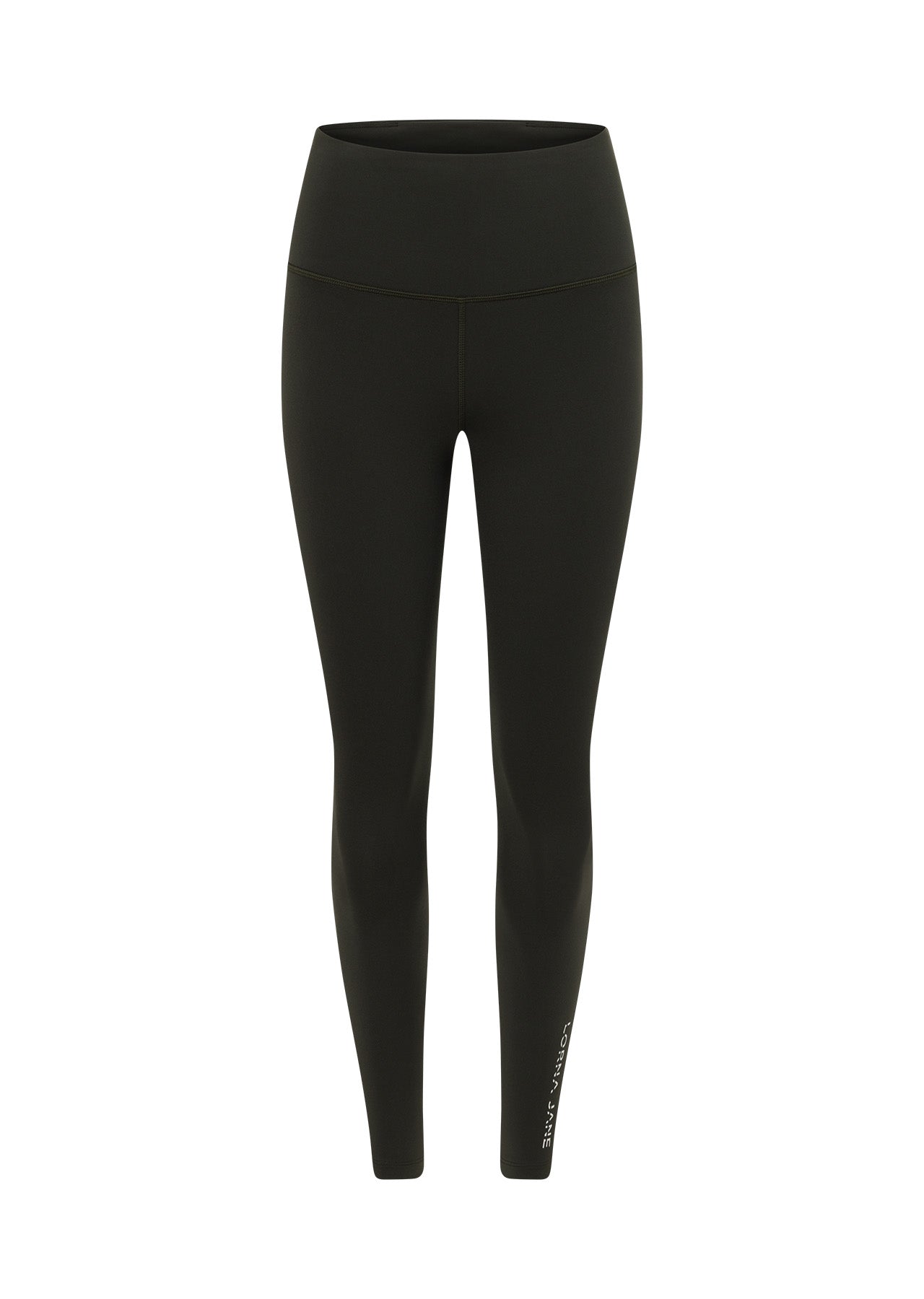 Lorna Jane Lotus No Chafe Phone Pocket Ankle Biter Leggings - Oil