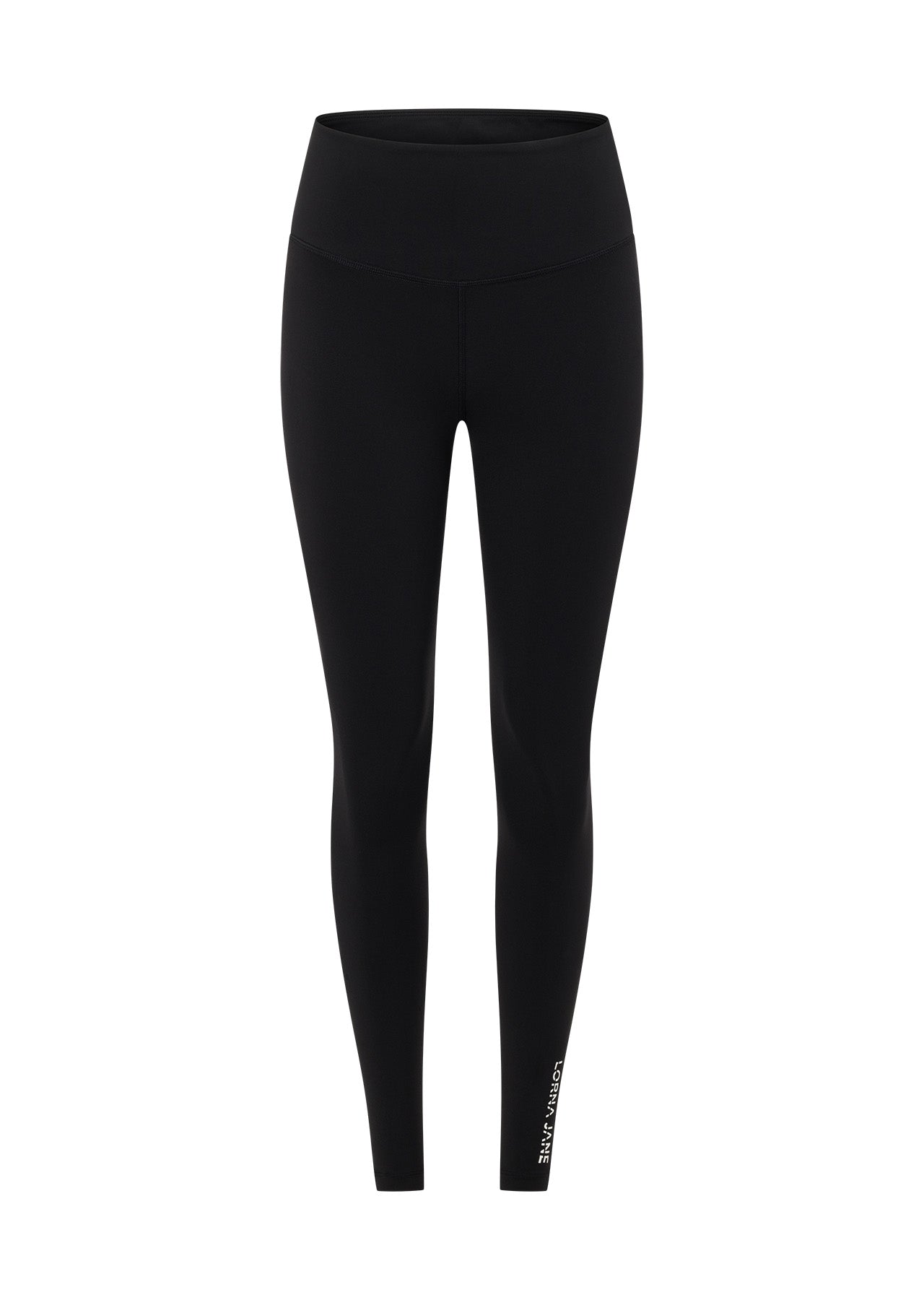 Lorna Jane Lotus No Chafe Phone Pocket Full Length Leggings - Recycled Black