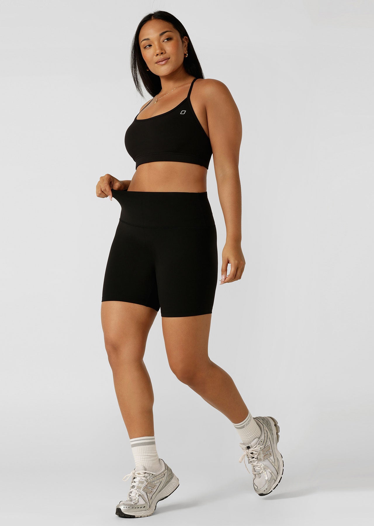 Lorna Jane Liberty 14cm Bike Shorts - Black