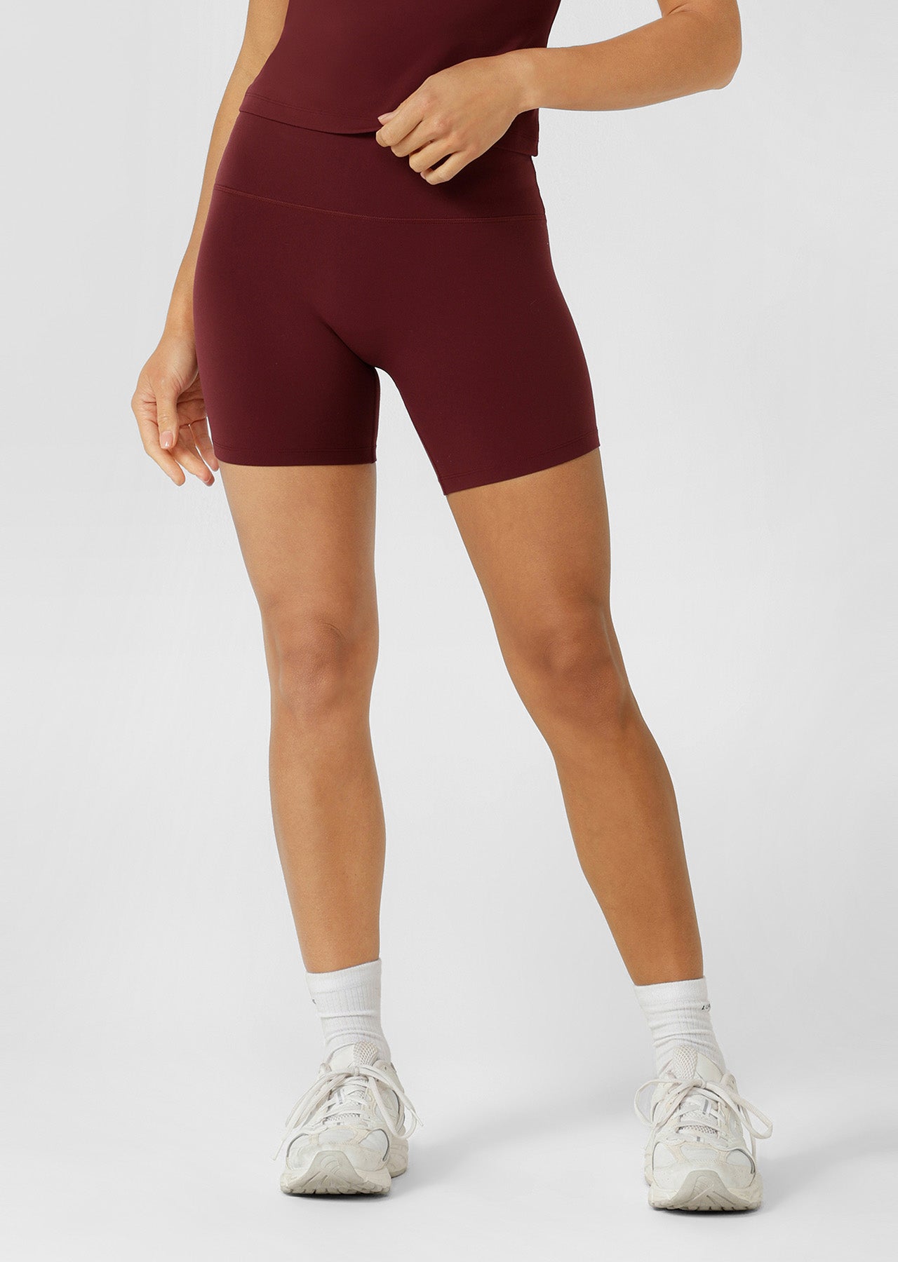 Lorna Jane Liberty 14cm Bike Shorts - Cranberry