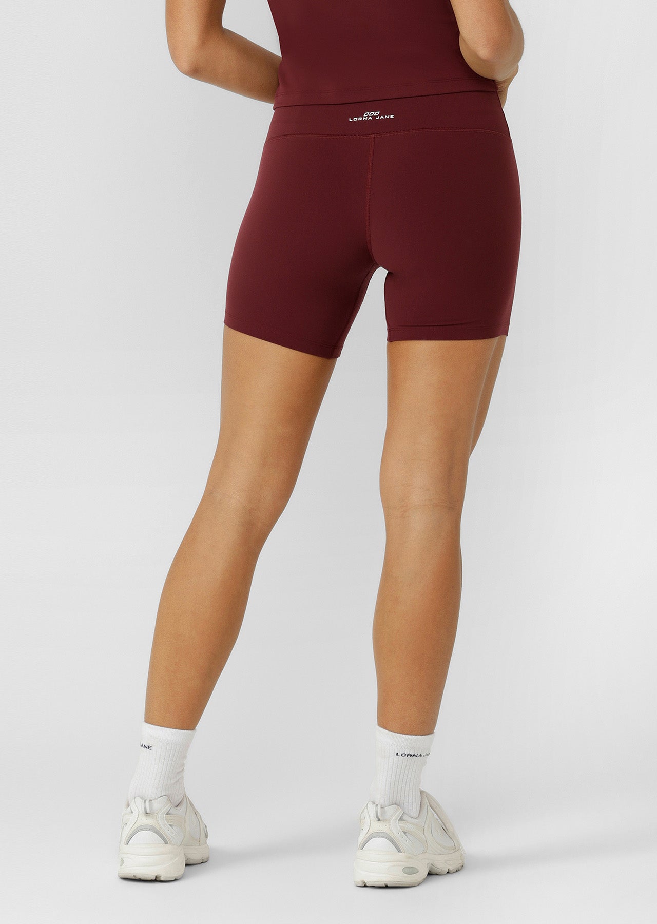Lorna Jane Liberty 14cm Bike Shorts - Cranberry