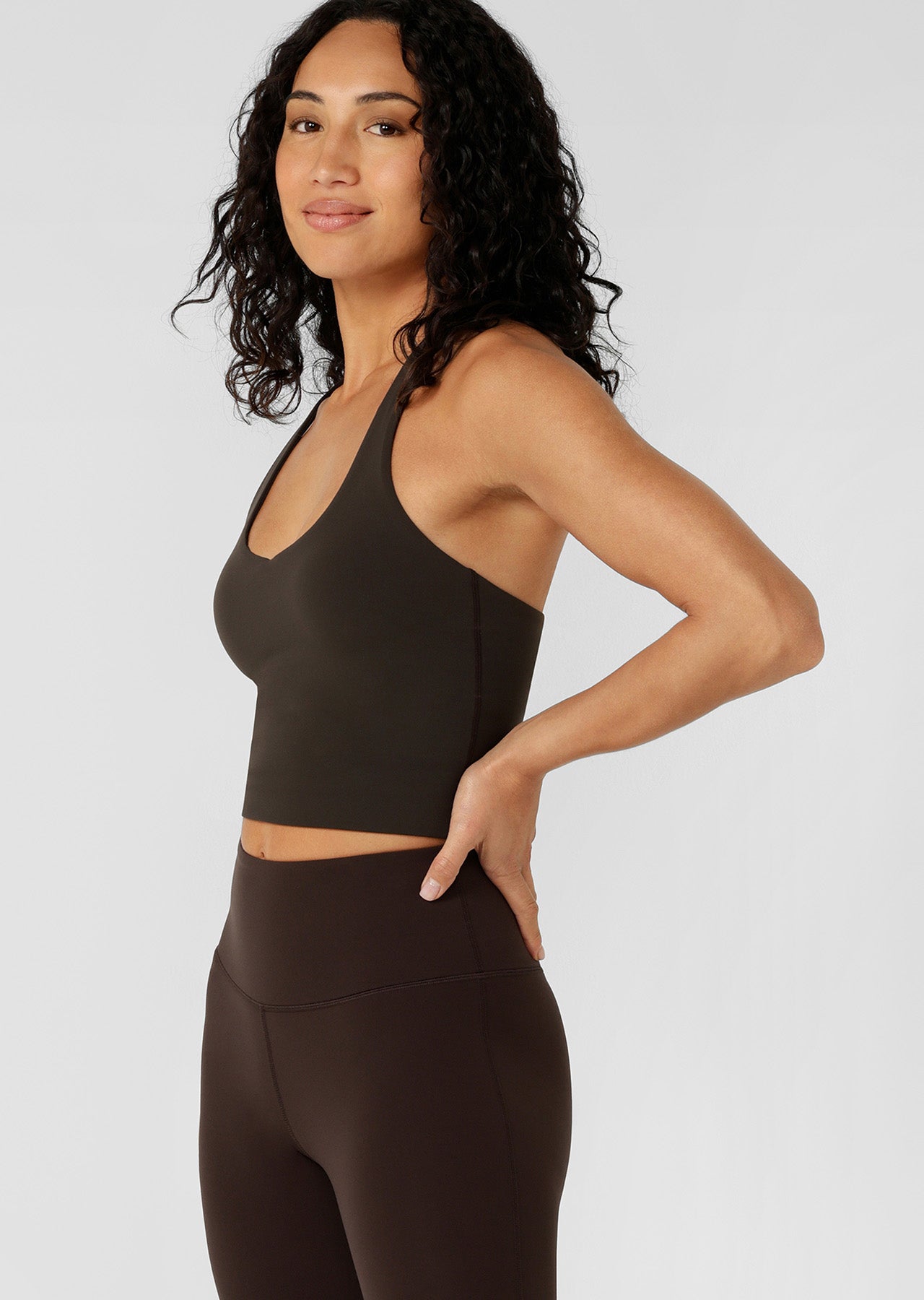 Lorna Jane Liberty Bra Tank Combo - Volcano