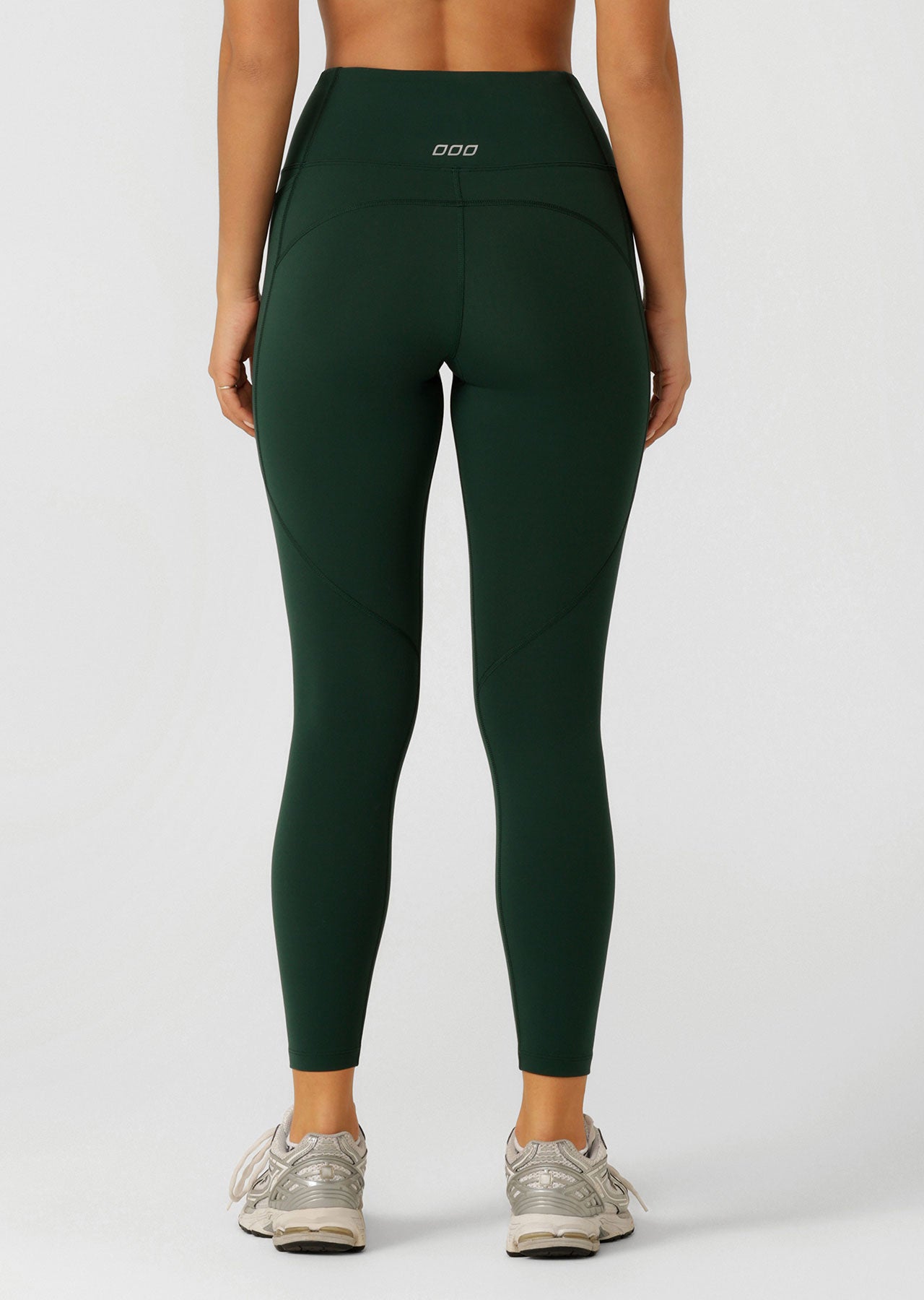 Lorna Jane Amy No Ride Phone Pocket Ankle Biter Leggings - Dark Green