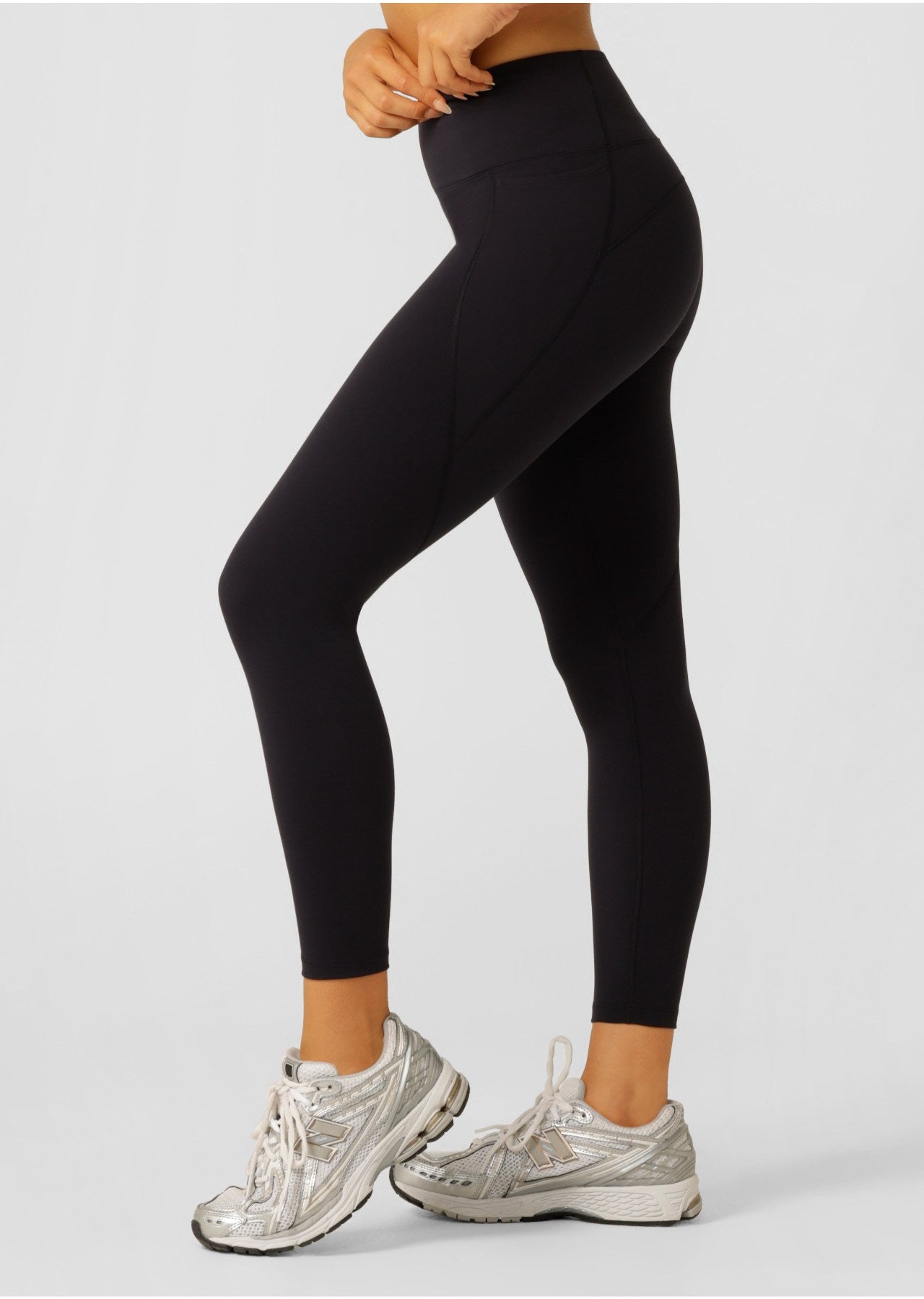 Lorna Jane Amy No Ride Phone Pocket Ankle Biter Leggings - Midnight Blue