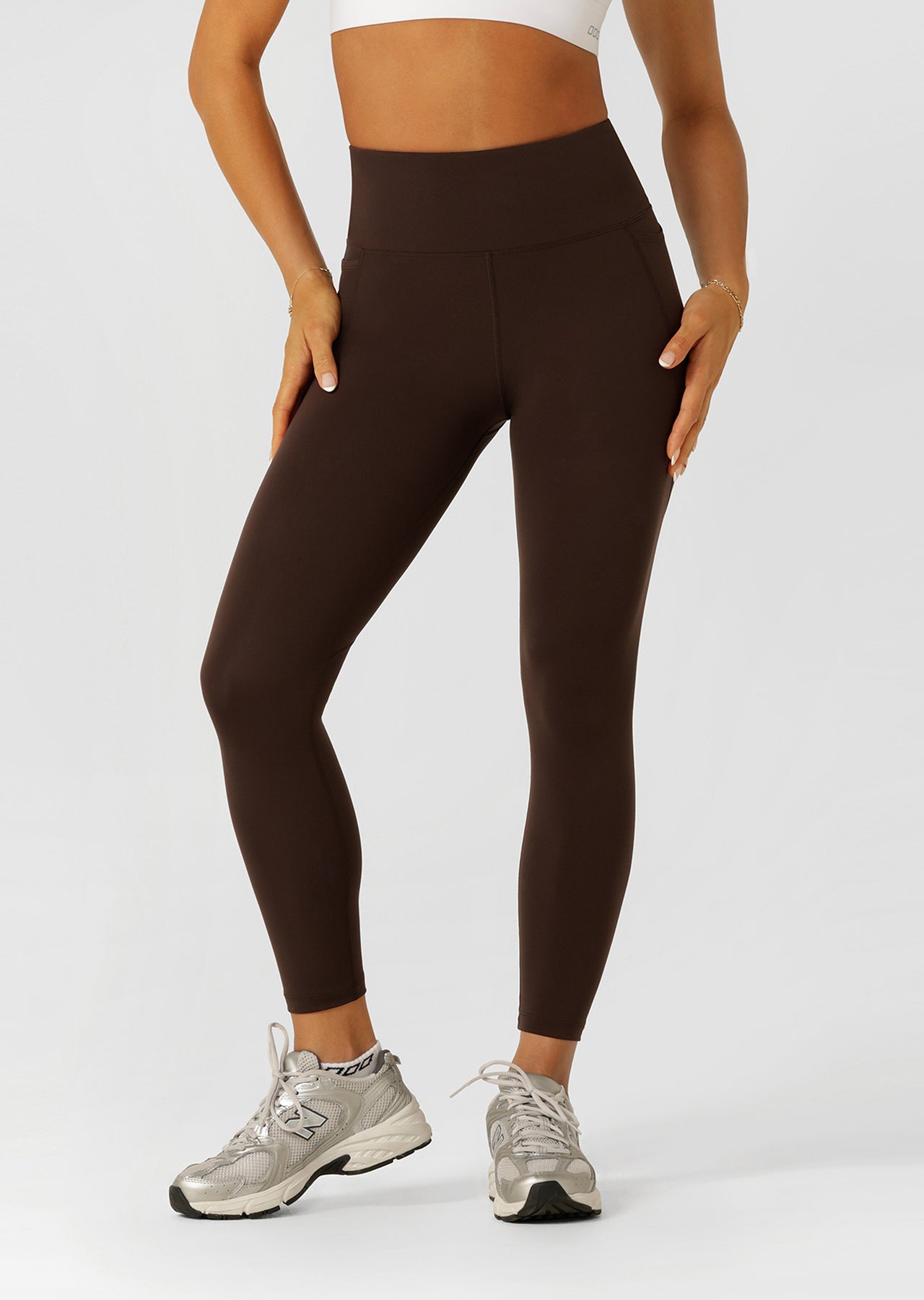 Lorna Jane Amy No Ride Phone Pocket Ankle Biter Leggings - Volcano