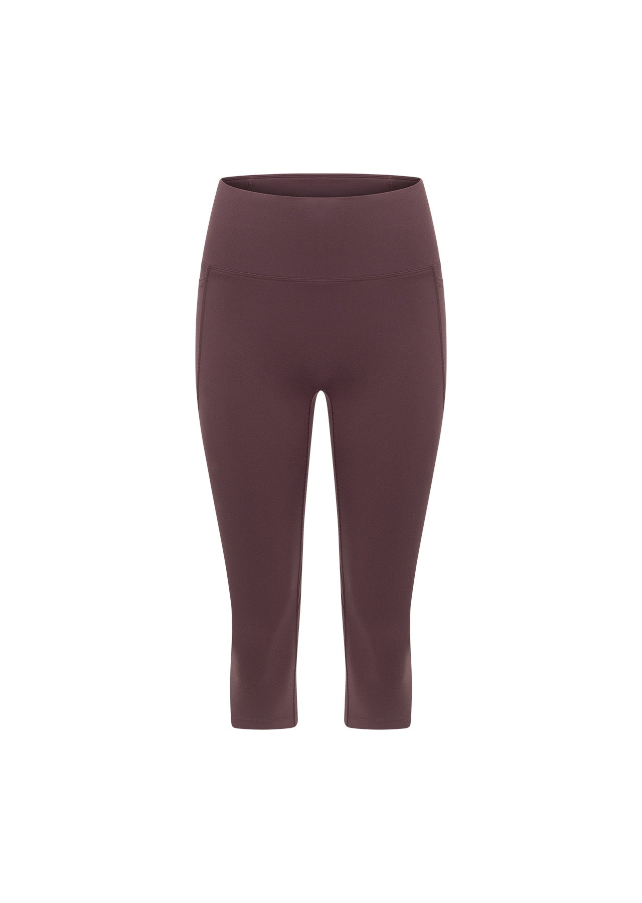 Lorna Jane Amy No Ride Phone Pocket 3/4 Leggings - Amethyst Shadow