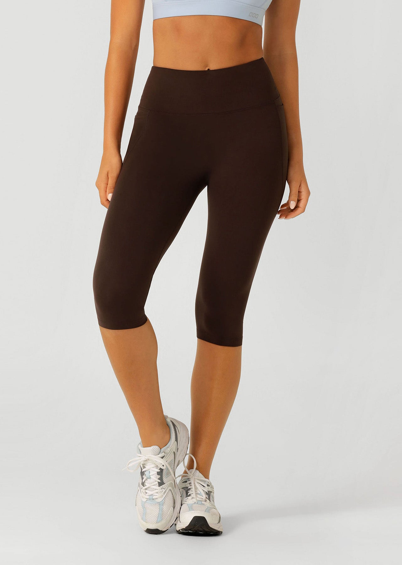 Lorna Jane Amy No Ride Phone Pocket 3/4 Leggings - Volcano