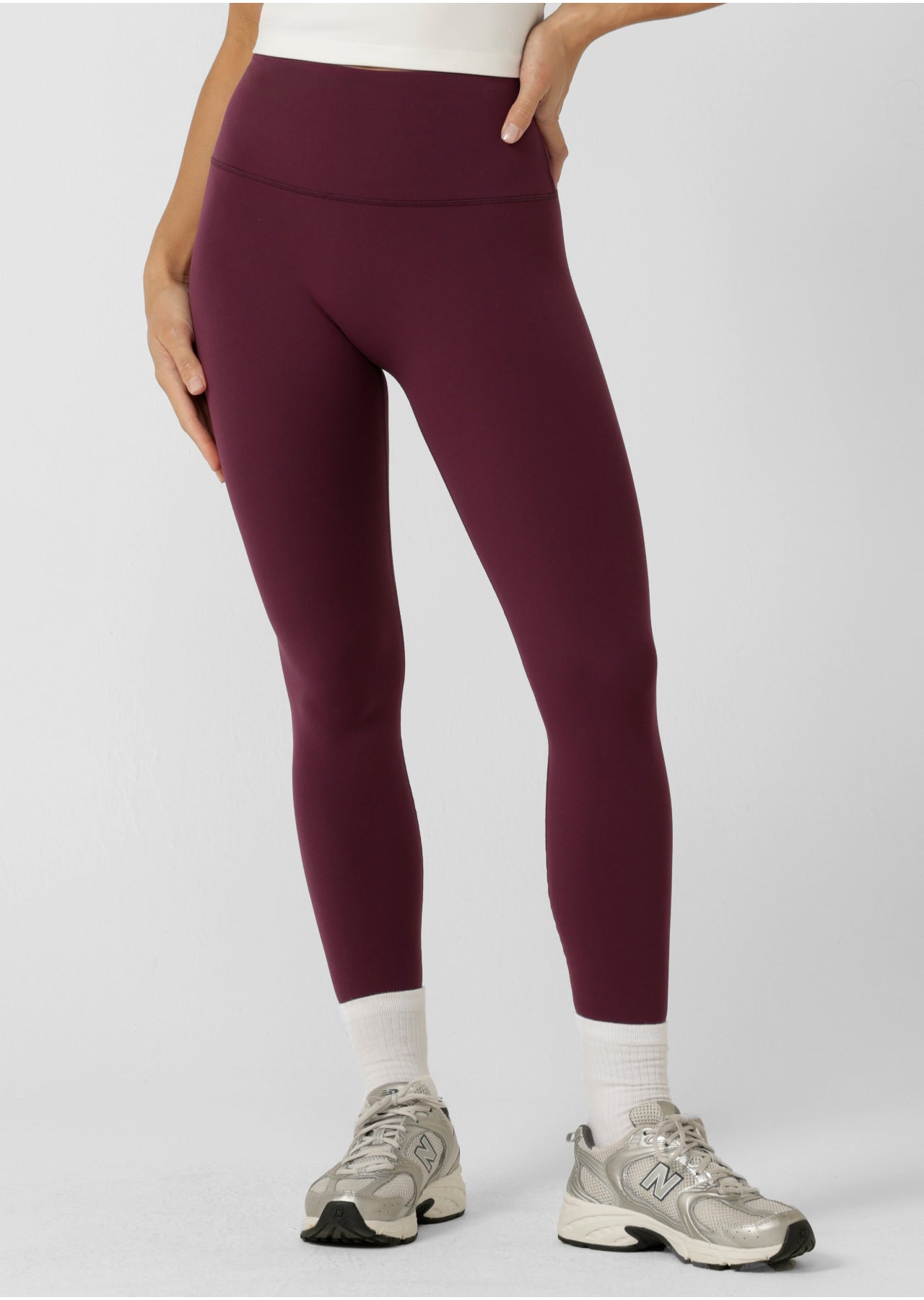 Lorna Jane Liberty Full Length Leggings - Dark Grape