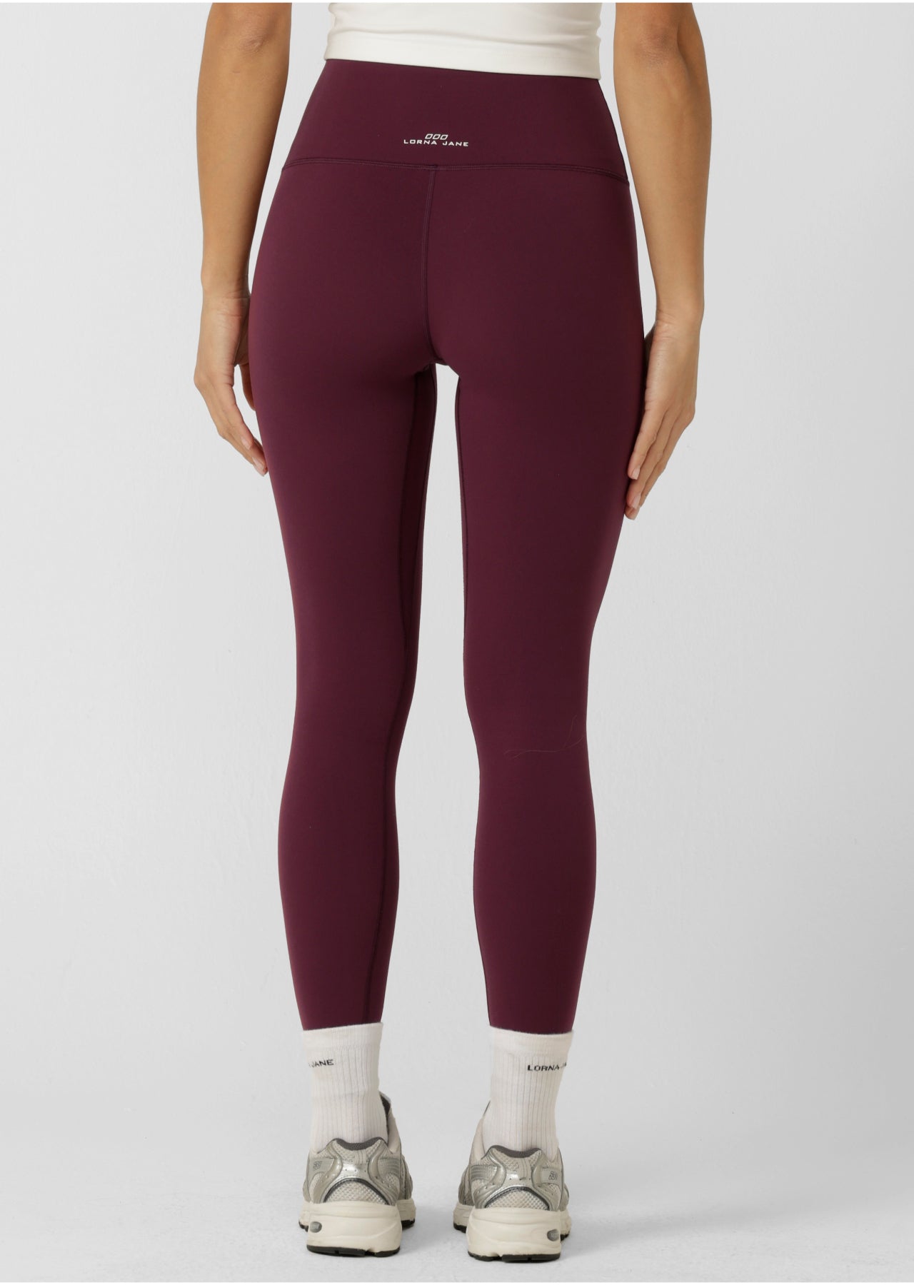 Lorna Jane Liberty Full Length Leggings - Dark Grape