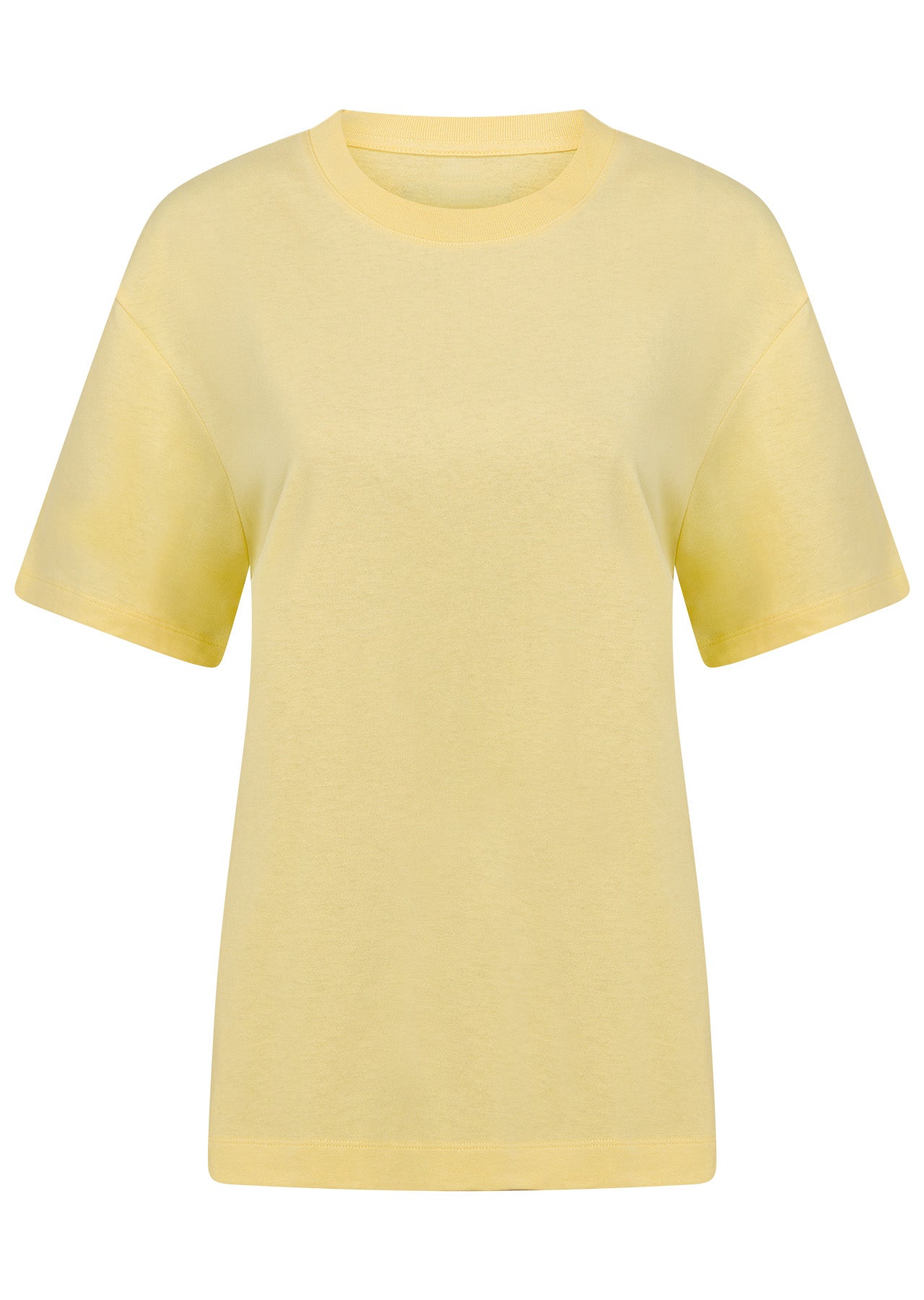 Lorna Jane LJ Basics T-Shirt - Lemon Cream