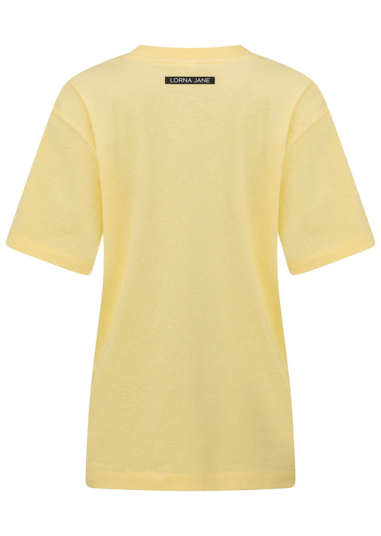 Lorna Jane LJ Basics T-Shirt - Lemon Cream