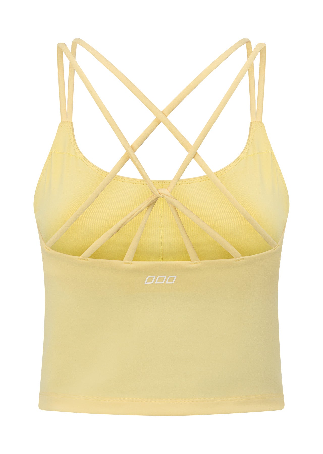 Lorna Jane Lotus Bra Tank Combo - Lemon Cream