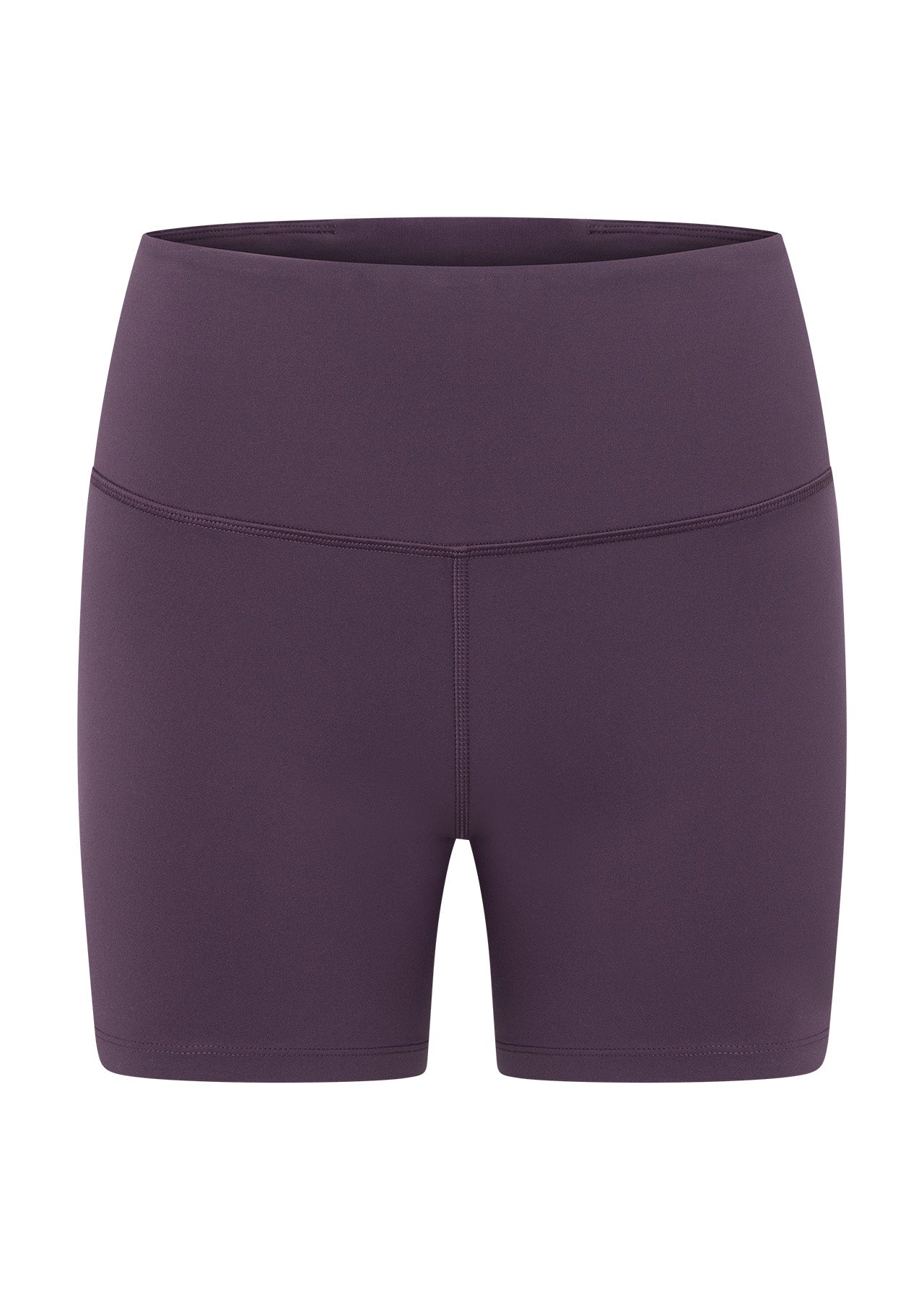 Lorna Jane Lotus No Chafe Phone Pocket 14cm Bike Shorts - Midnight Plum