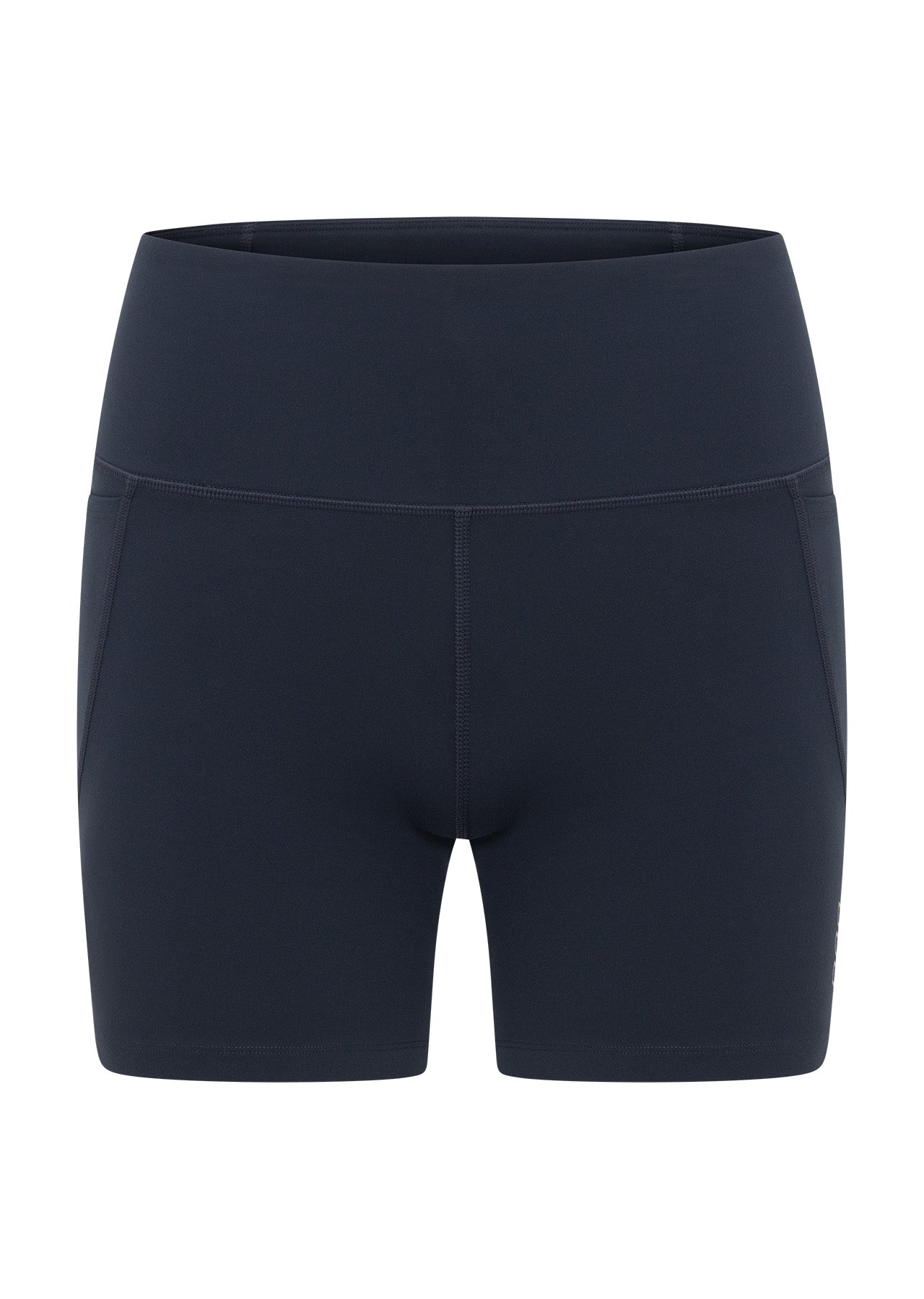 Lorna Jane Amy No Chafe Phone Pocket 14cm Bike Shorts - Platinum Navy