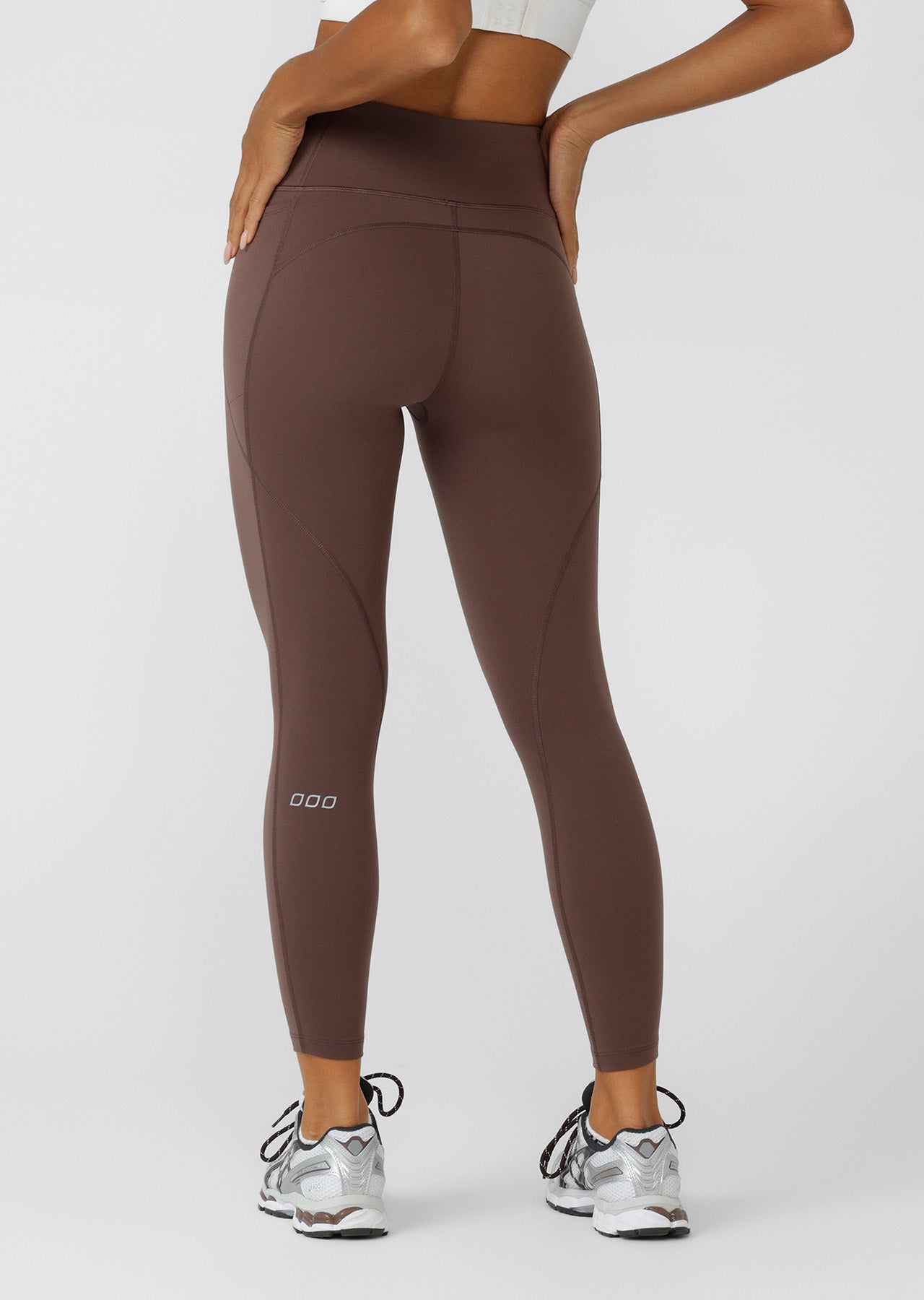 Lorna Jane Amy No Chafe Phone Pocket Ankle Biter Leggings - Cinnamon
