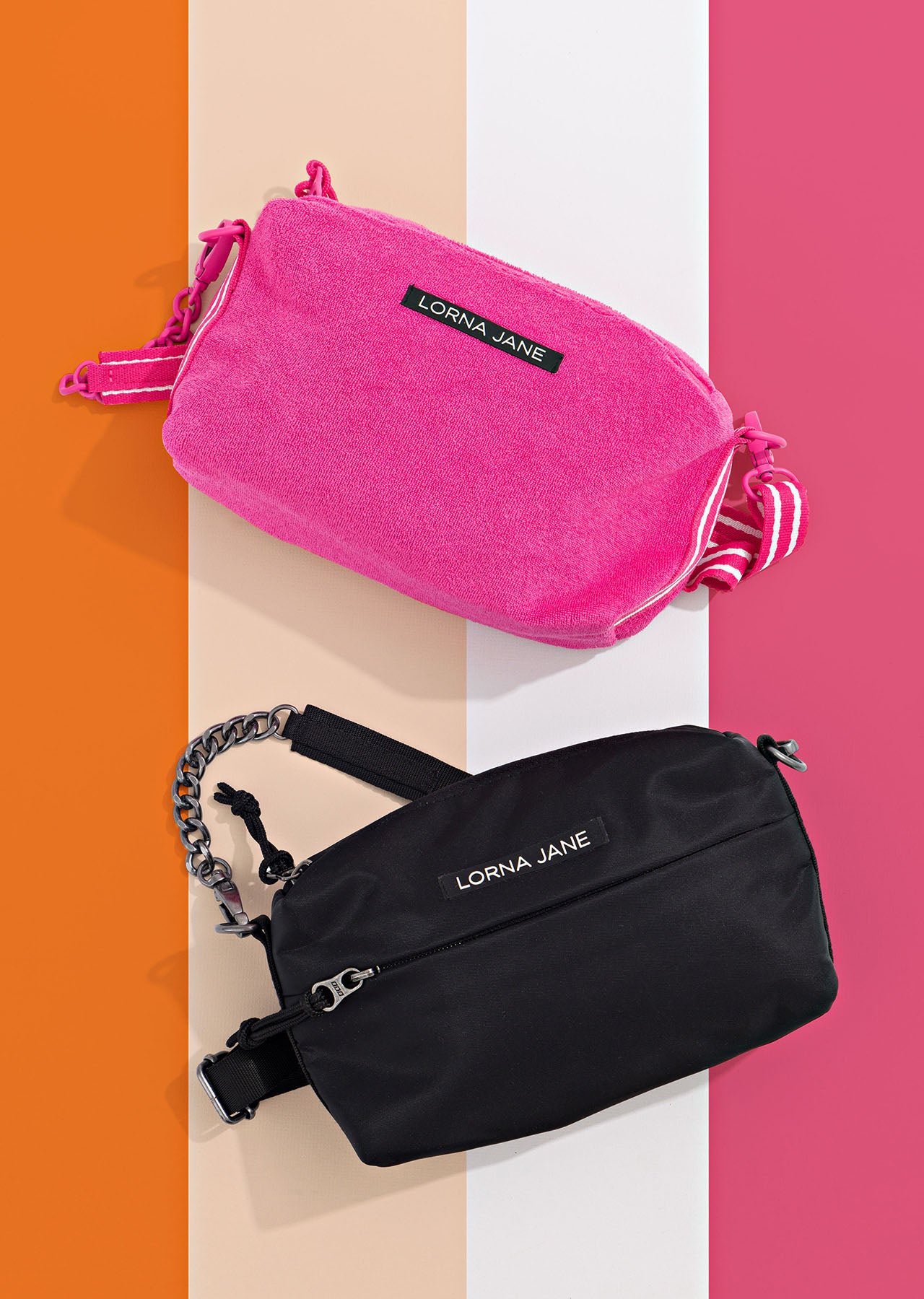 Lorna Jane Terry Crossbody Bag - Babin Pink