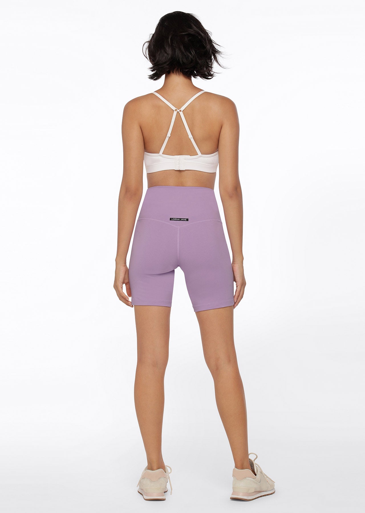 Lorna Jane Weekender Lounge Bike Short - Soft Lilac