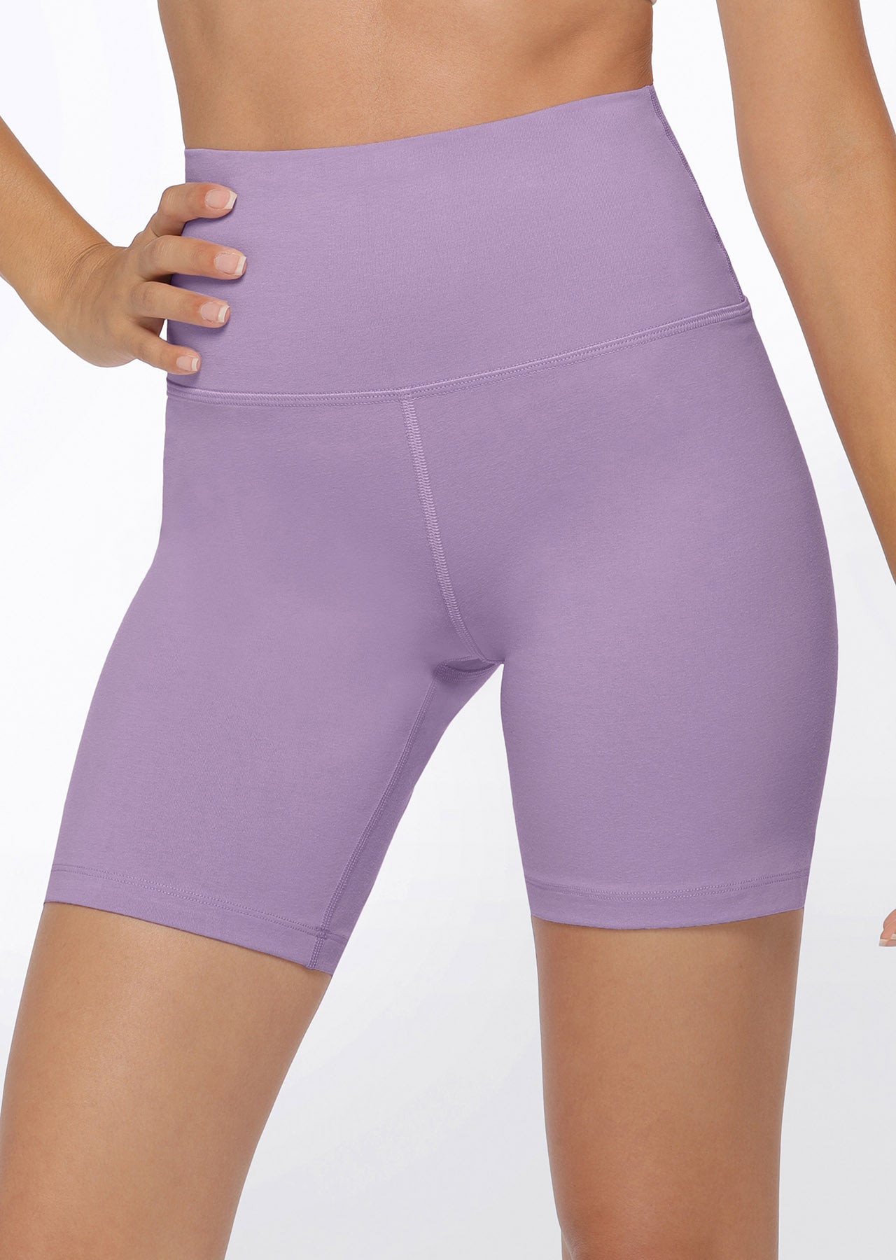 Lorna Jane Weekender Lounge Bike Short - Soft Lilac