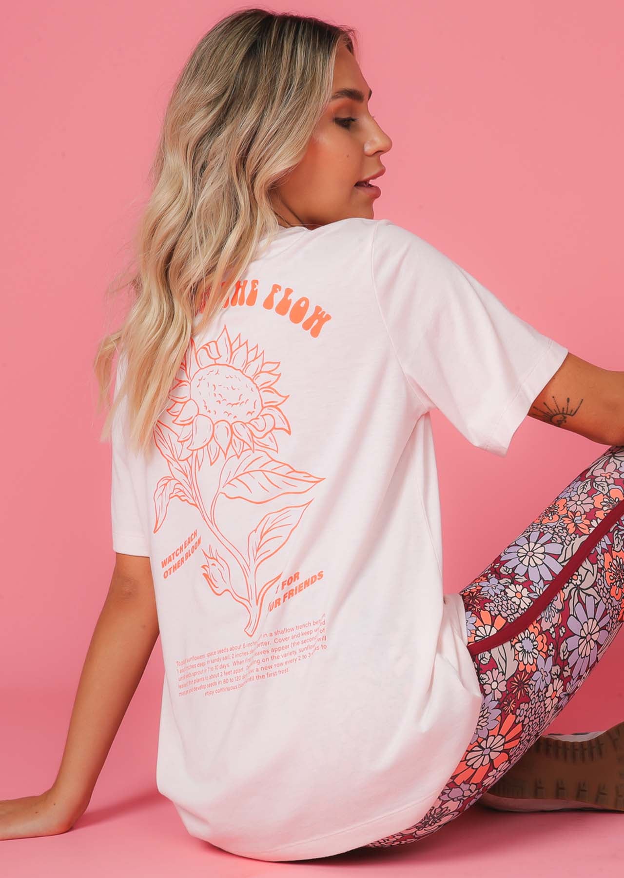 Lorna Jane Active Nation Day Tee - Light Dusty Pink