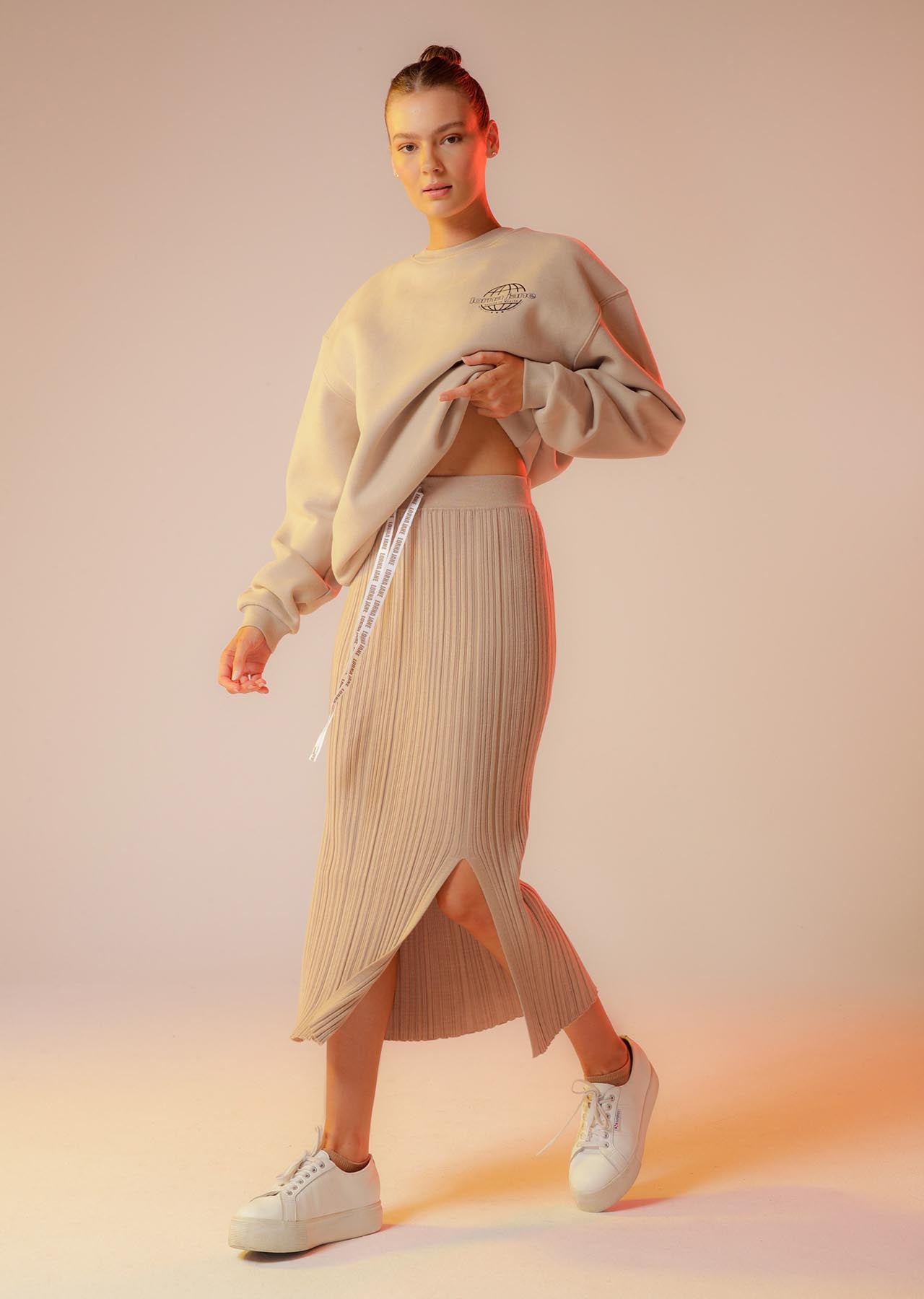 Lorna Jane Cosy Up Sweat - Off White