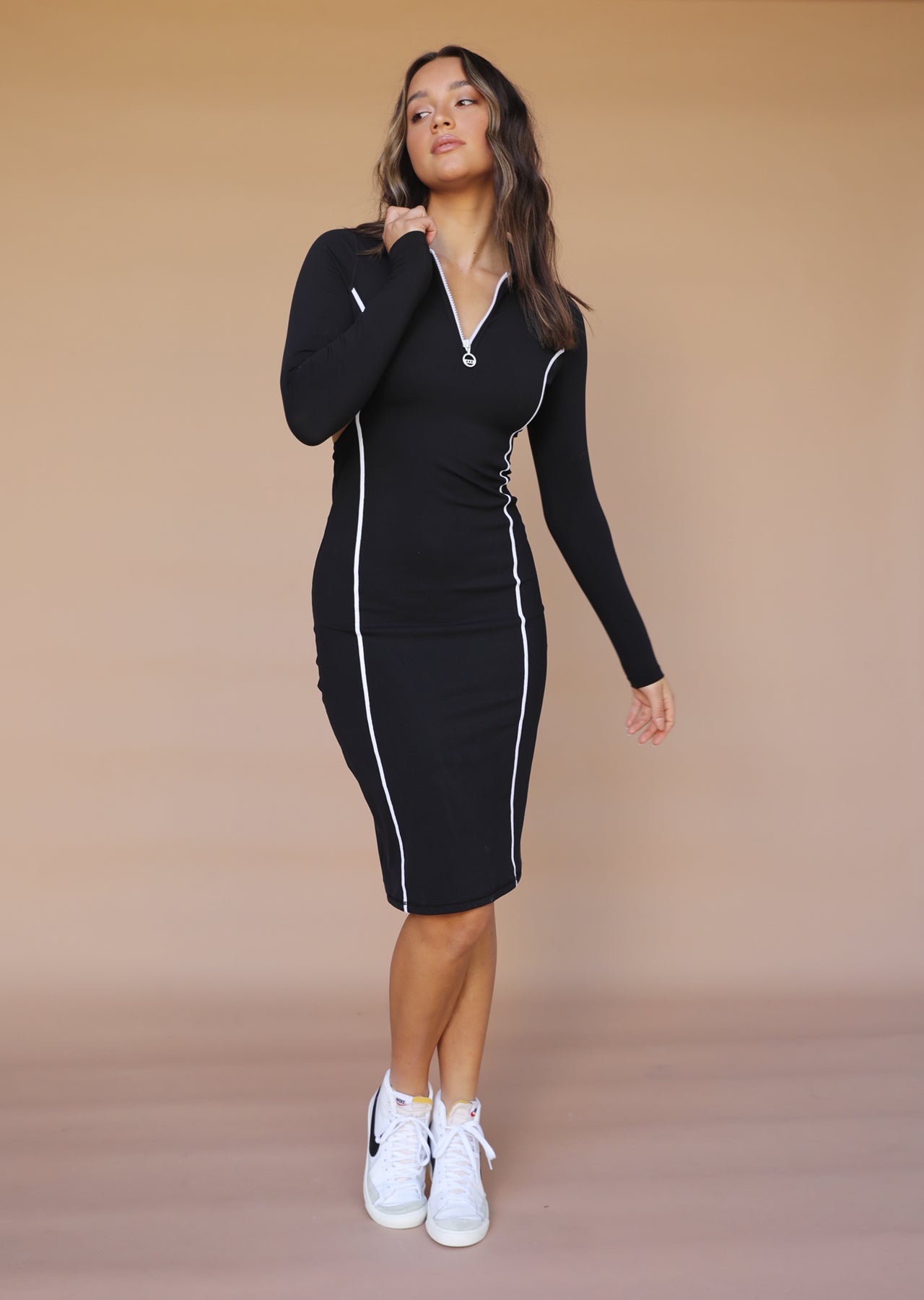 Lorna Jane Active Cut Out Dress - Black