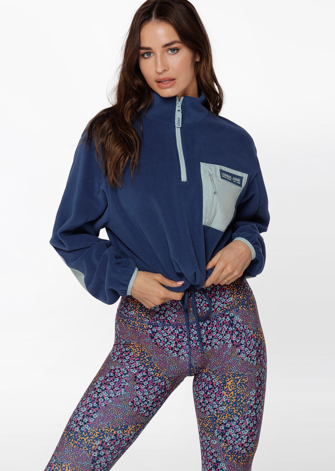 Lorna Jane Adventure Half Zip Polar Fleece - Indigo