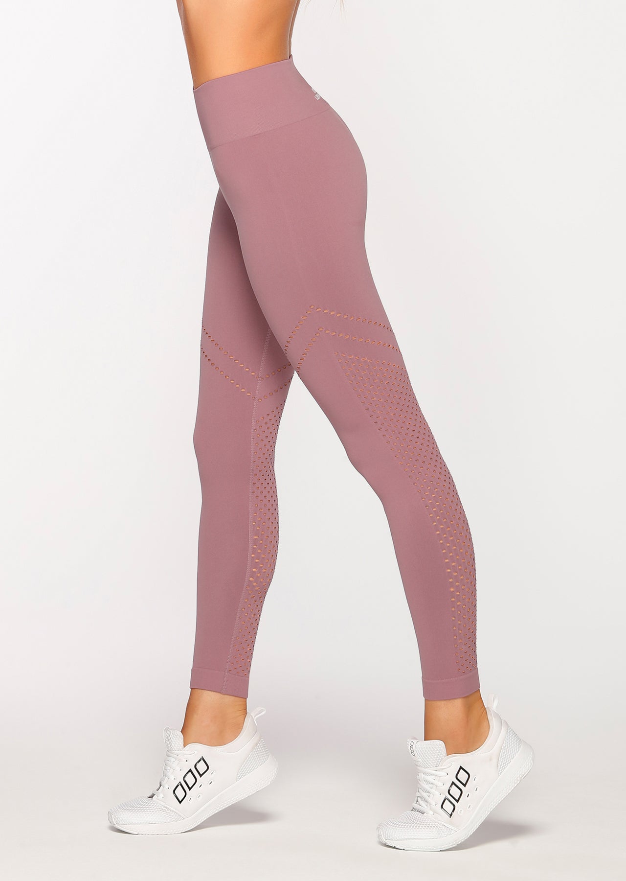 Lorna Jane After Hours Seamless F/L Tight - Pale Mauve