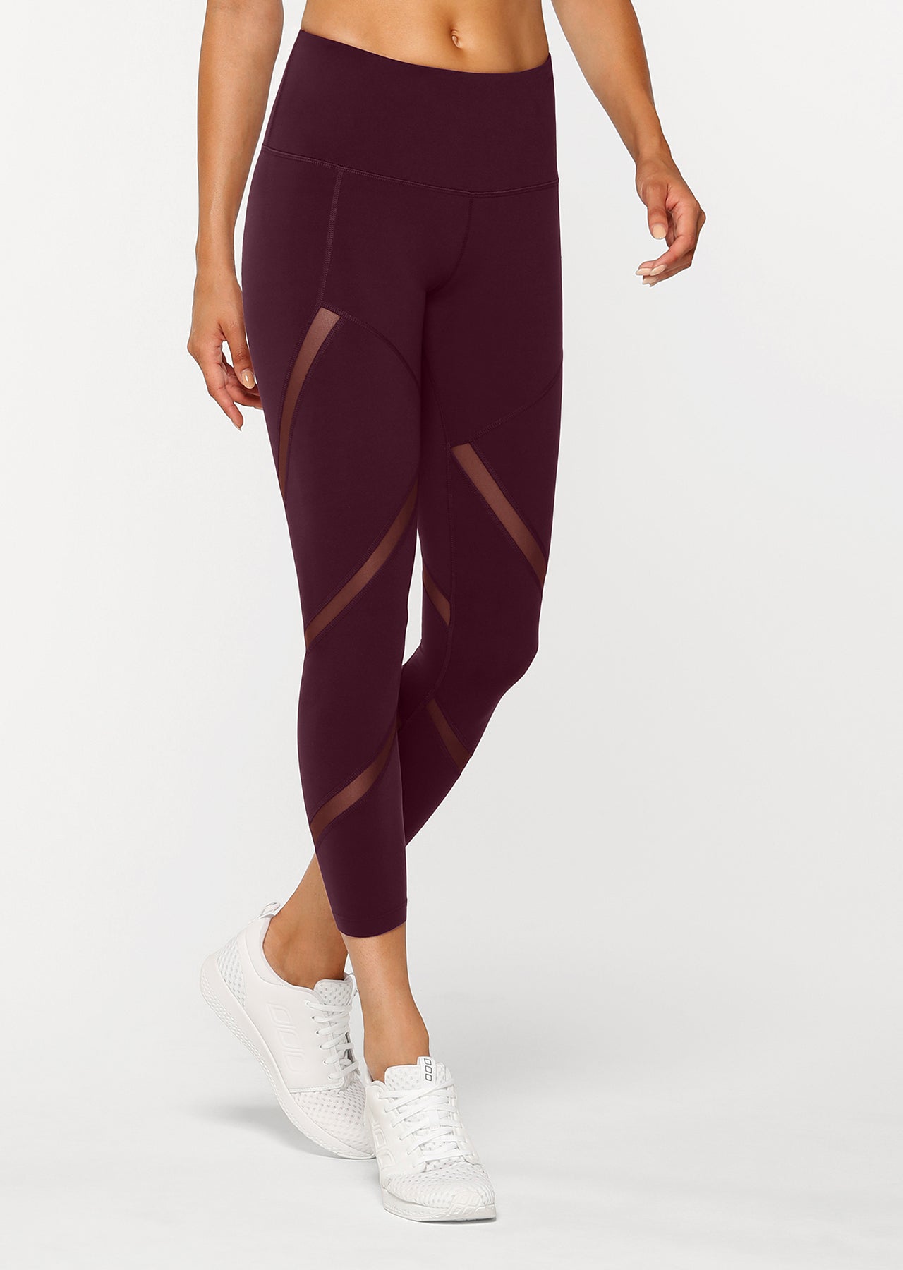 Lorna Jane Agility Core Ankle Biter Tight - Pinot