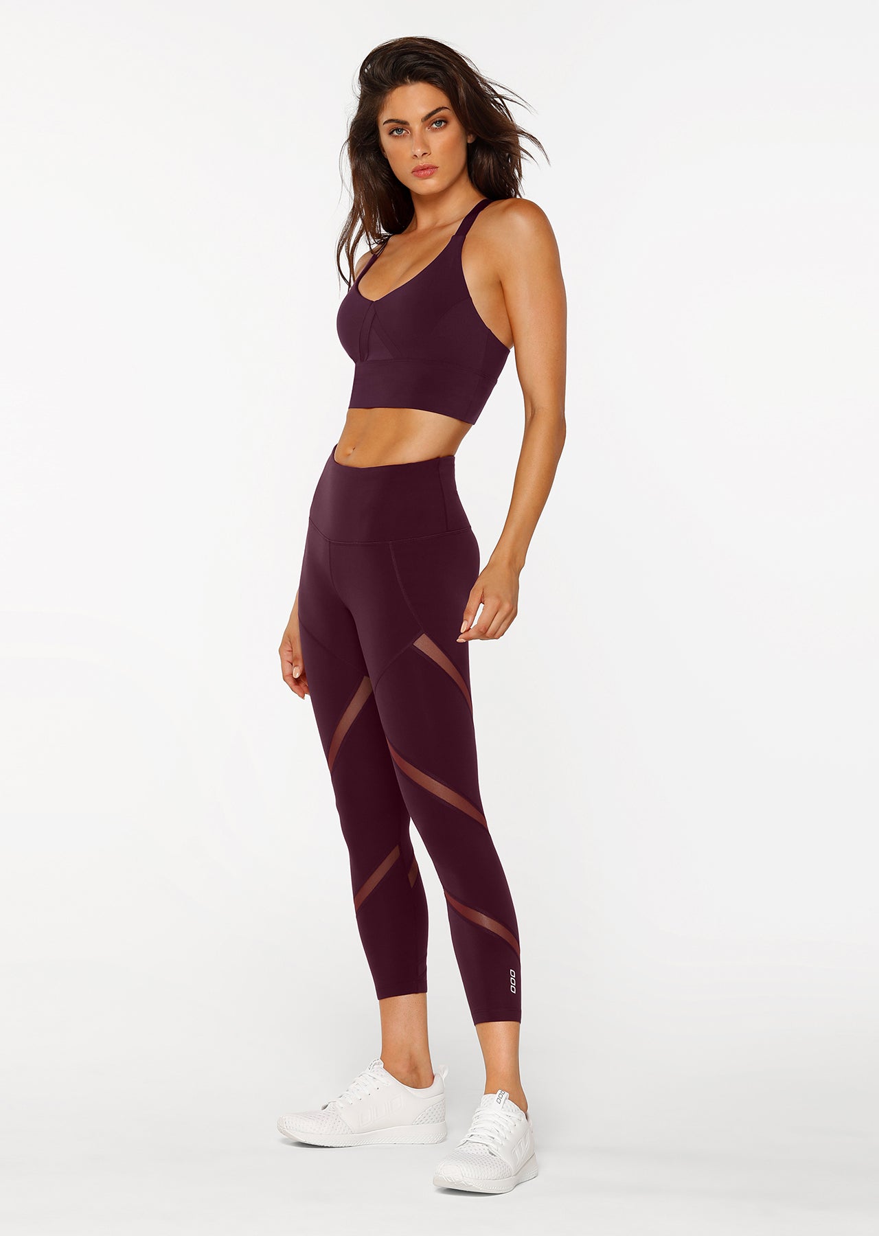 Lorna Jane Agility Core Ankle Biter Tight - Pinot