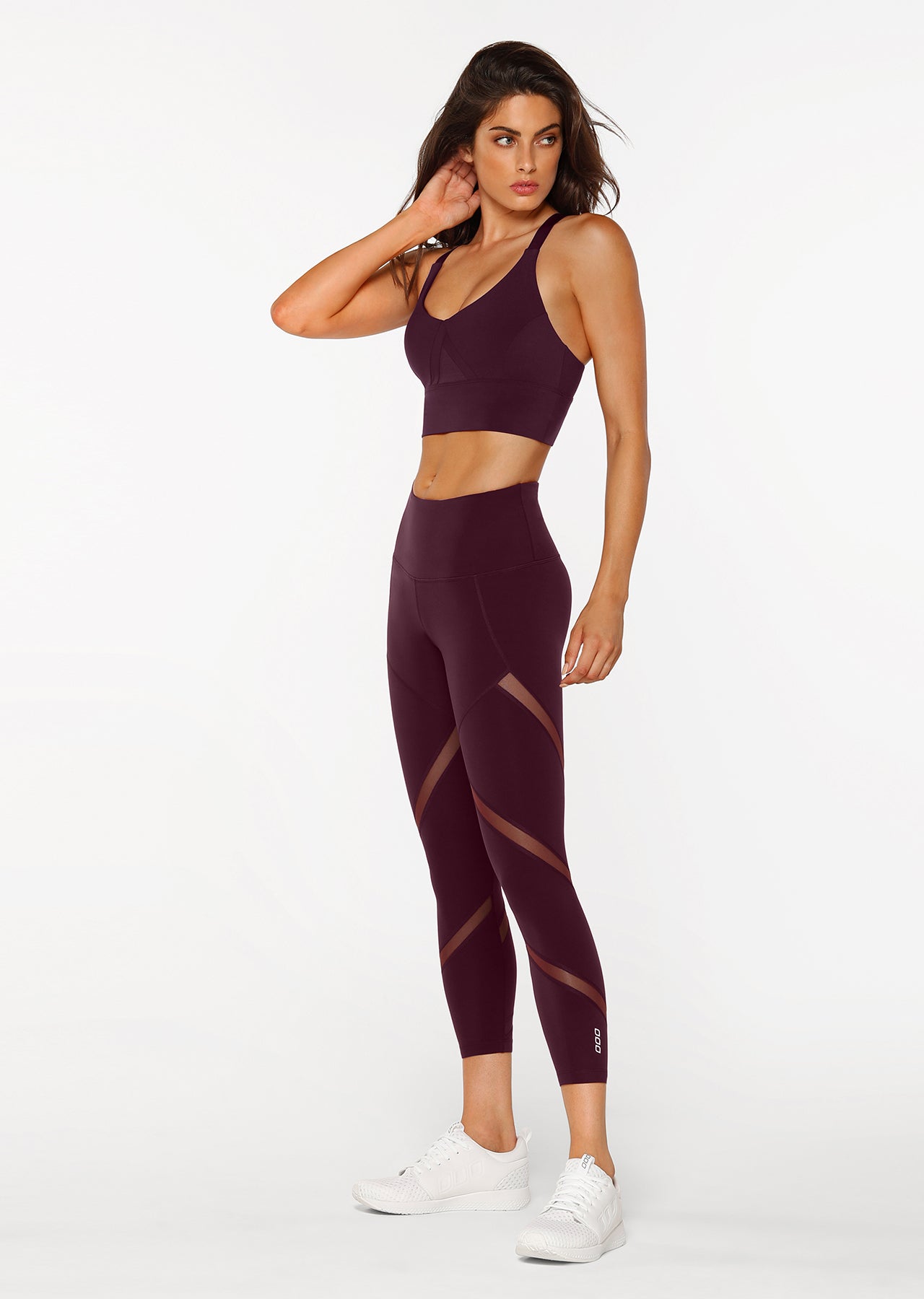 Lorna Jane Agility Core Ankle Biter Tight - Pinot