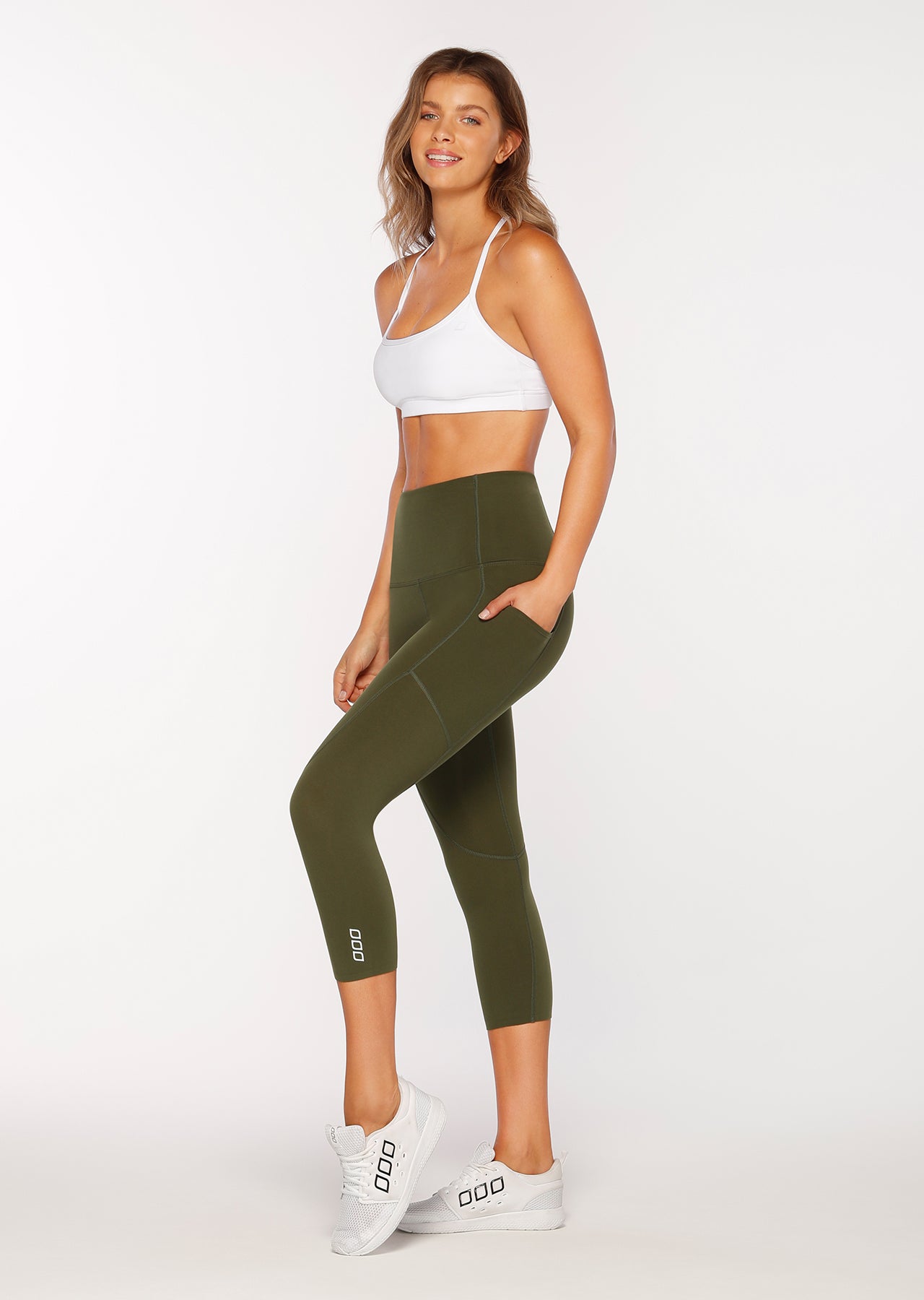 Lorna Jane All Day 7/8 Tight - Luxury Green