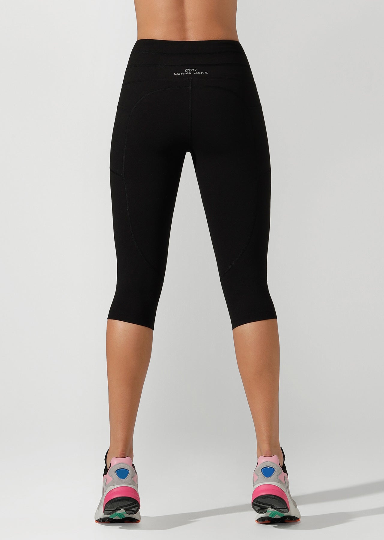 Lorna Jane All Day Booty Support 3/4 Tight - Black