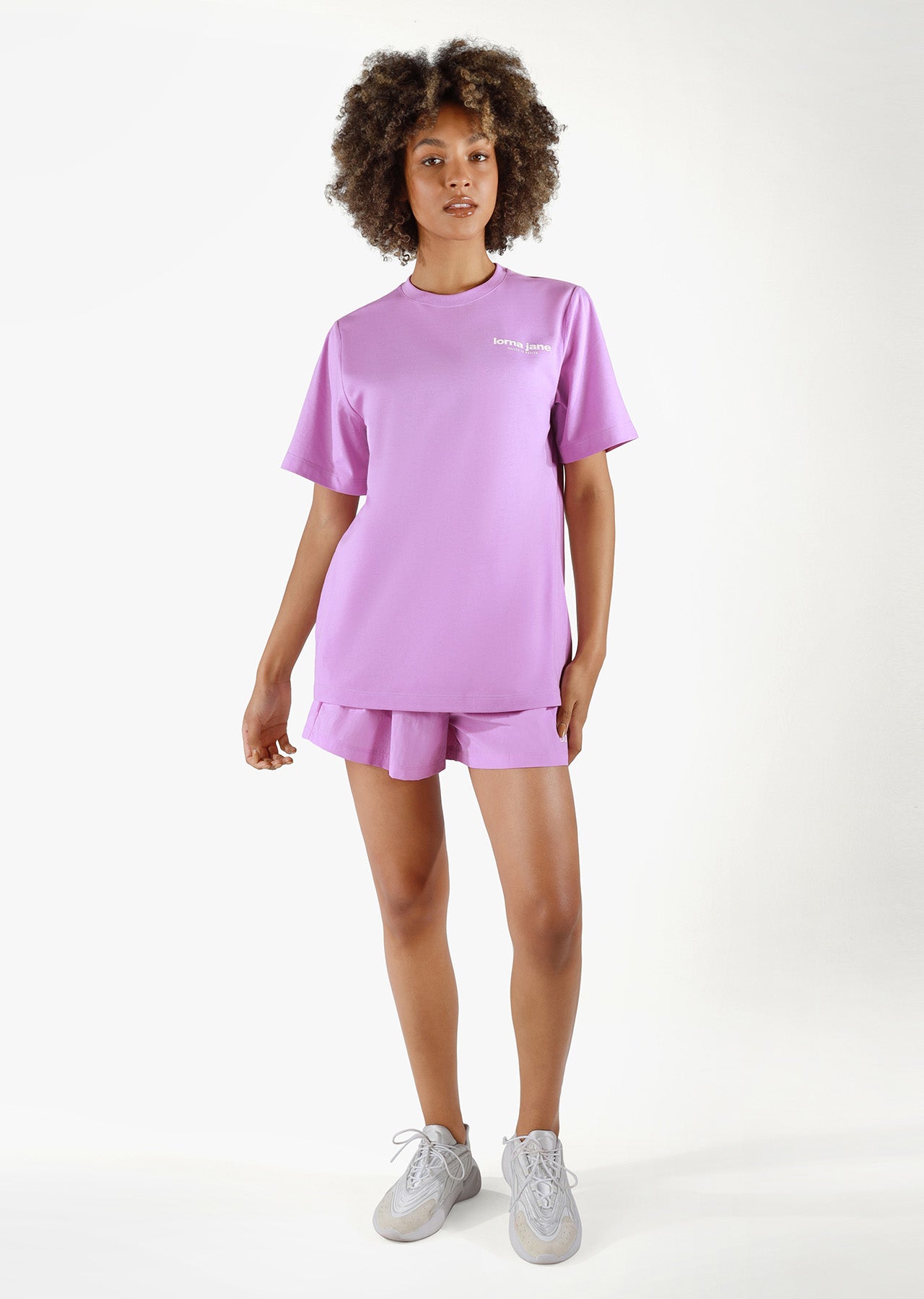 Lorna Jane All Day Oversized Tee - Soft Lilac